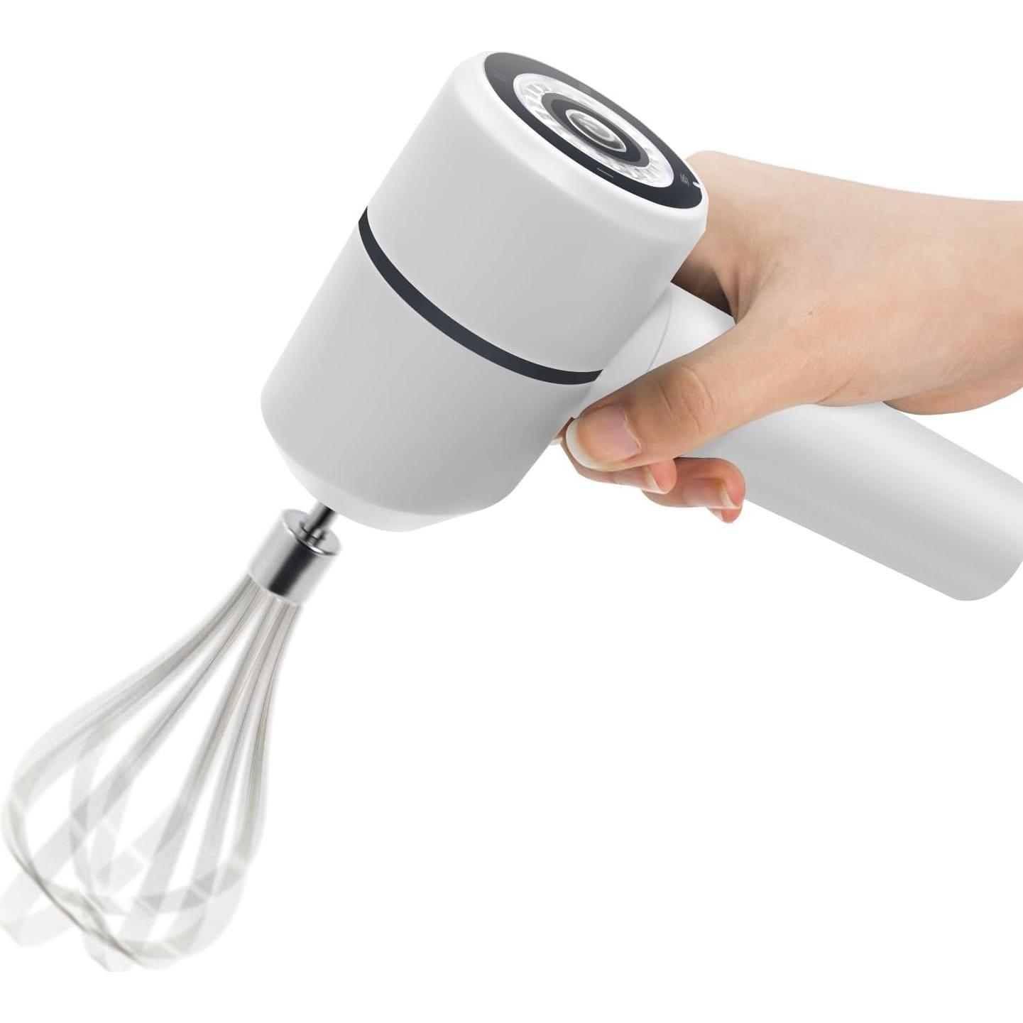 Batidor de Huevos Eléctrico Recargable Genérico Acero Inoxidable