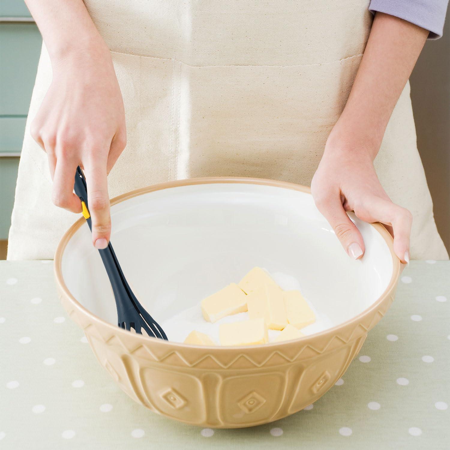Batidor de Huevos y Pinza de Comida Lyreh 2-en-1 Azul