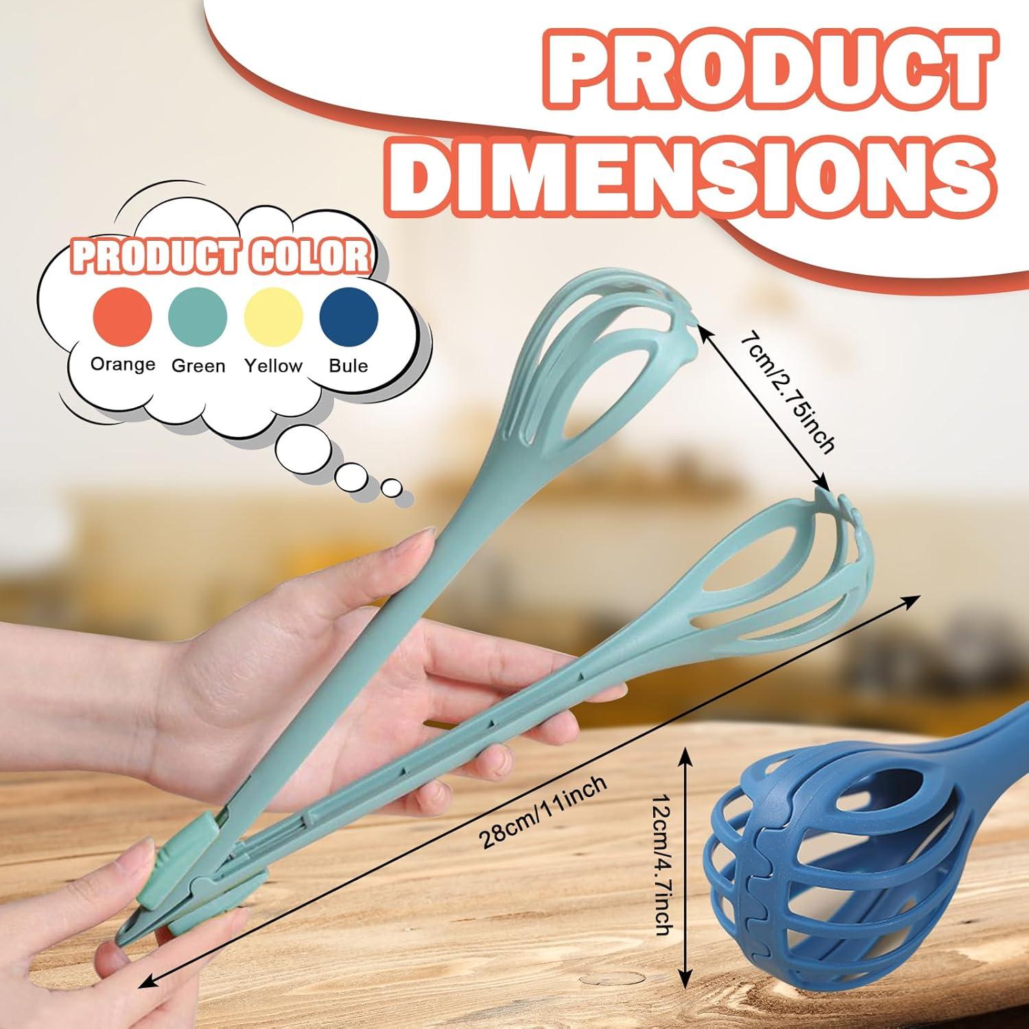 Paquete de 4 Batidores de Huevo Multifuncionales Pcmursal