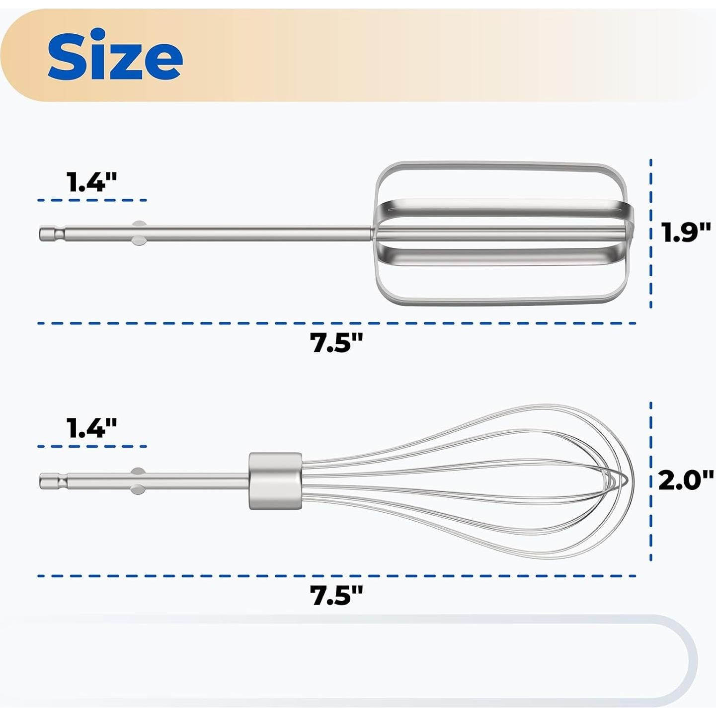 Batidor Manual ANTOBLE Compatible con Batidora Hamilton Beach