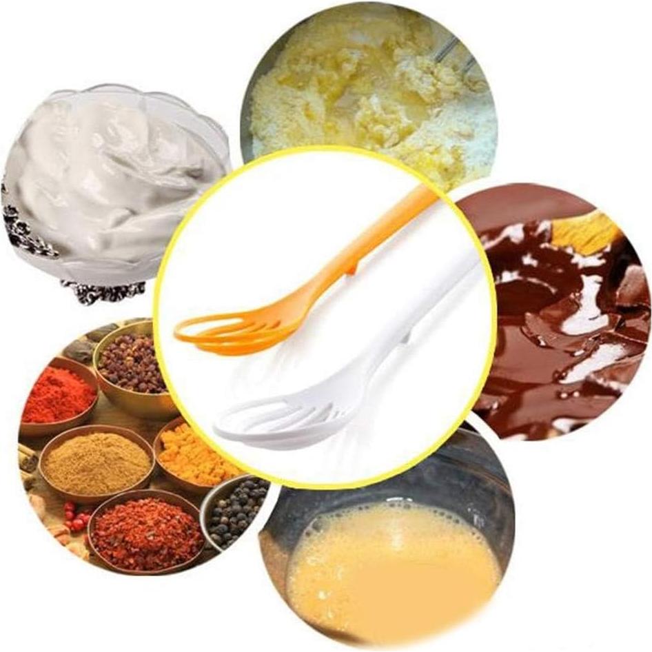 Juego de Batidores de Cocina Mrxxjz | Plástico Libre de BPA | 24.5 cm