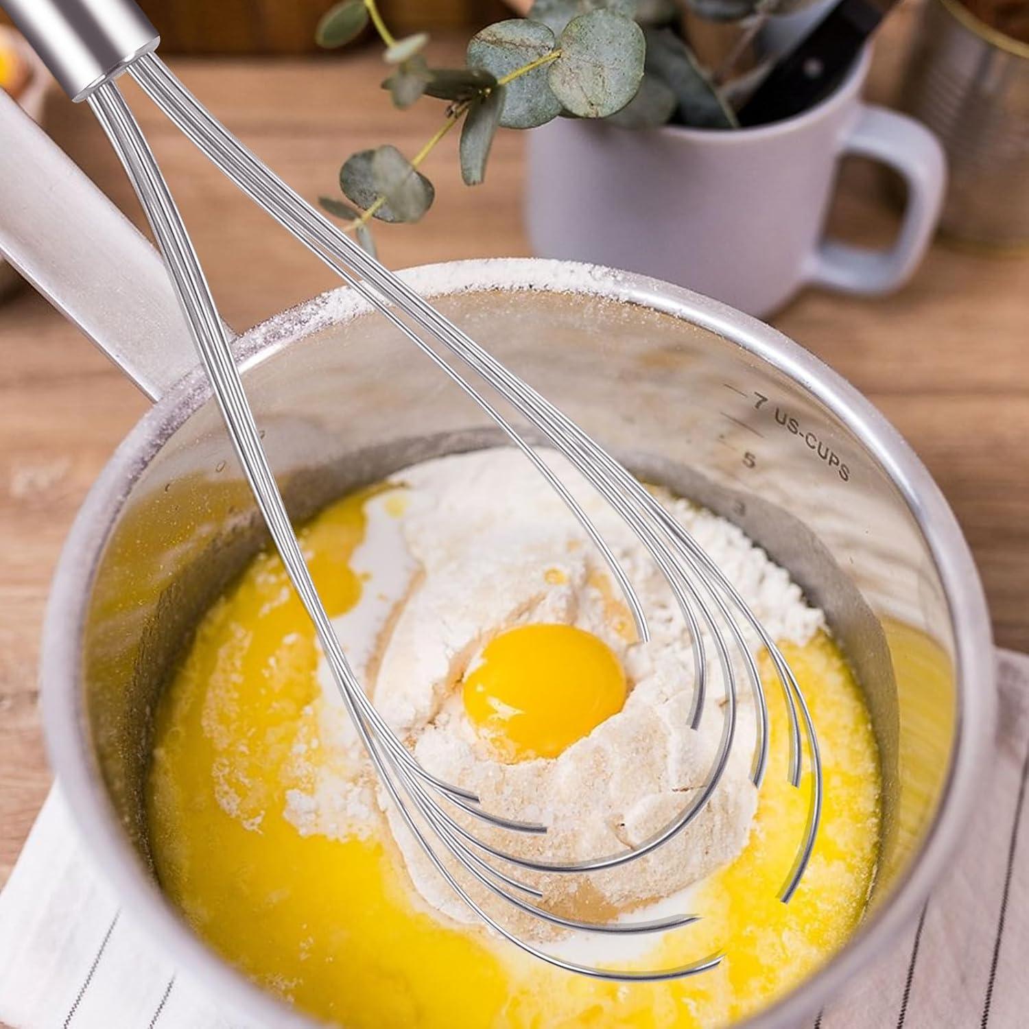 Juego de Batidores Planos de Acero Inoxidable Miruchertter - 3 Tamaños