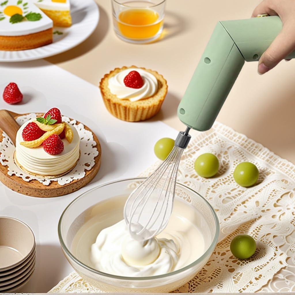 Batidora de Mano Inalámbrica Chidoyii HZ-001 Verde 3 Velocidades