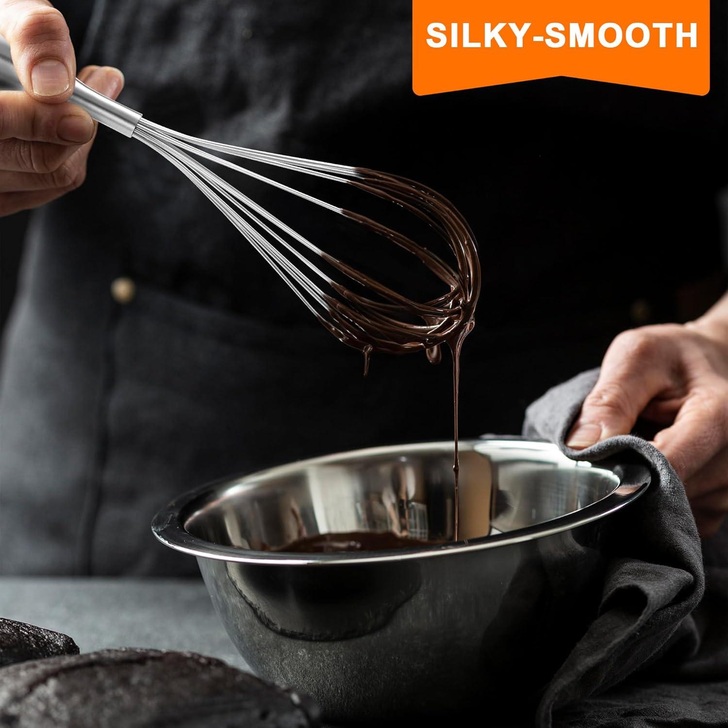 Batidor Manual UYLKM de Acero Inoxidable 30.48 cm Apto Lavavajillas