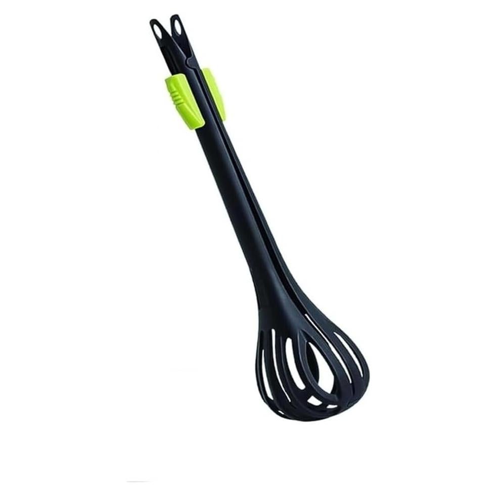 Batidor de Huevos y Clip de Comida 2 en 1 Howfulcheer Negro