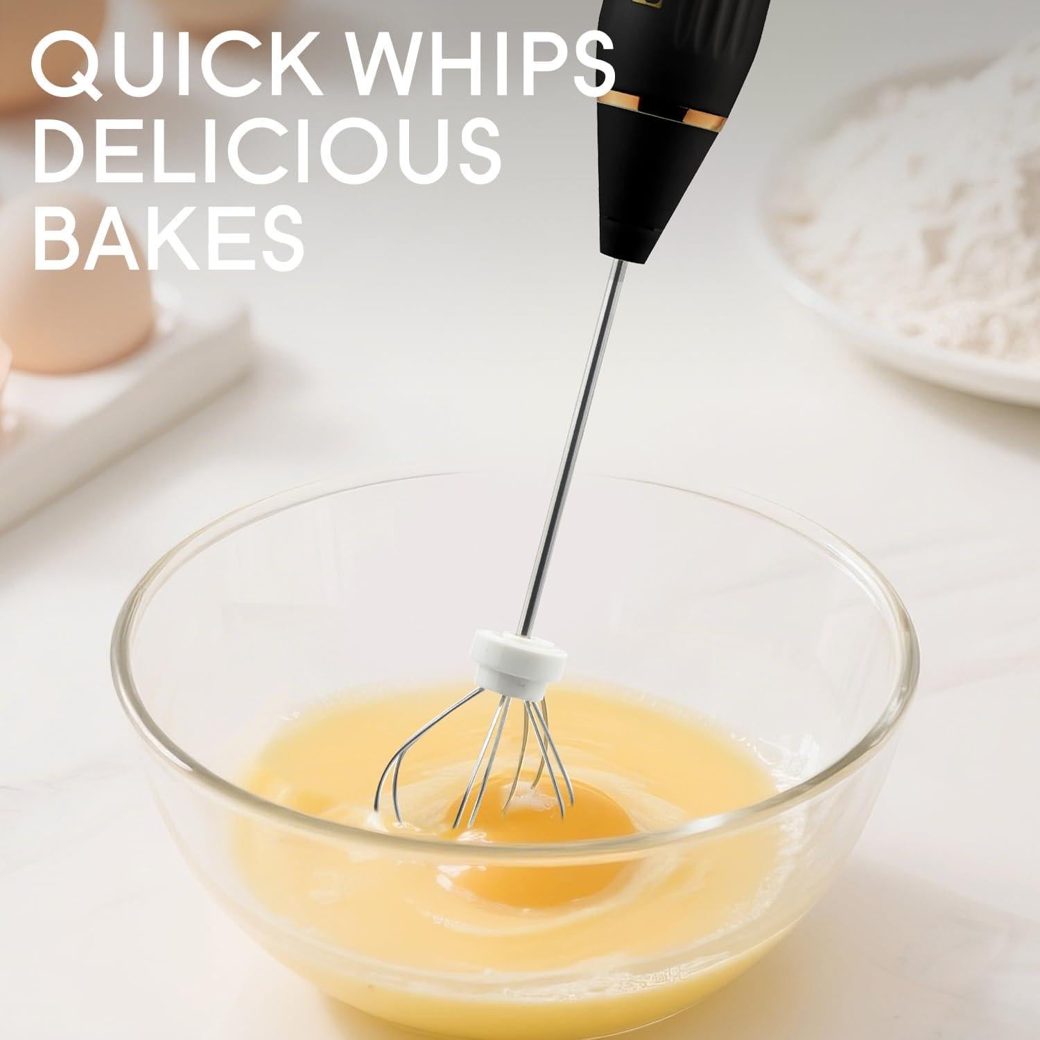 Batidora eléctrica DSP KA3095 recargable 3 velocidades negro