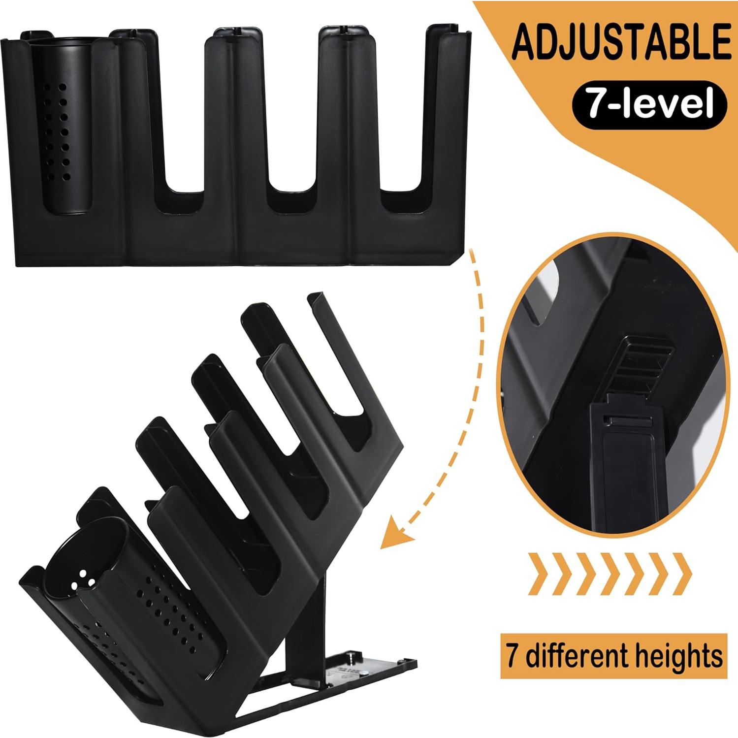 Dispensador de vasos con organizador de popotes Genérico 4 compartimentos