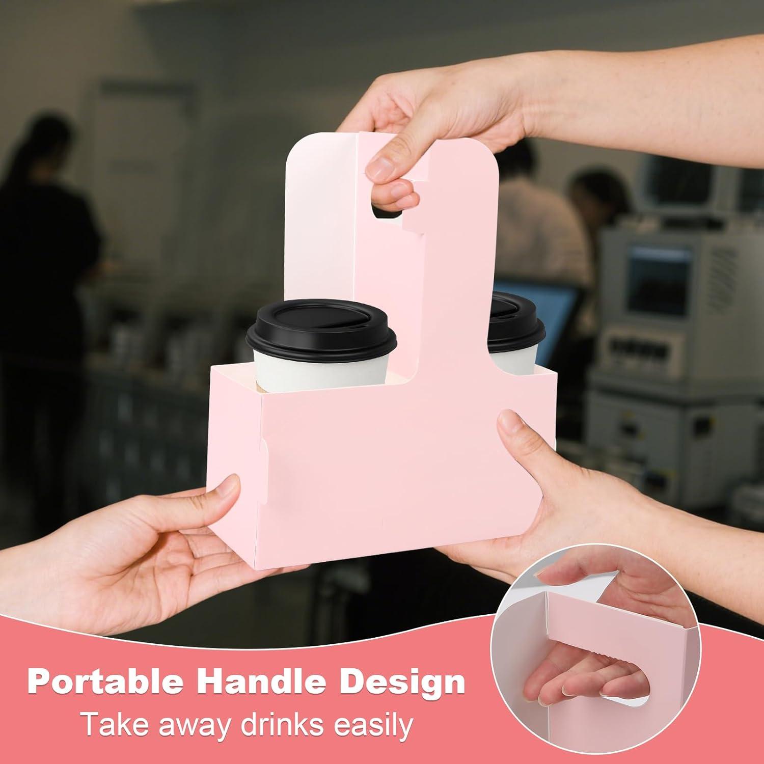 Soporte de Bebidas de 2 Tazas con Asa SECOAT - 60 Piezas