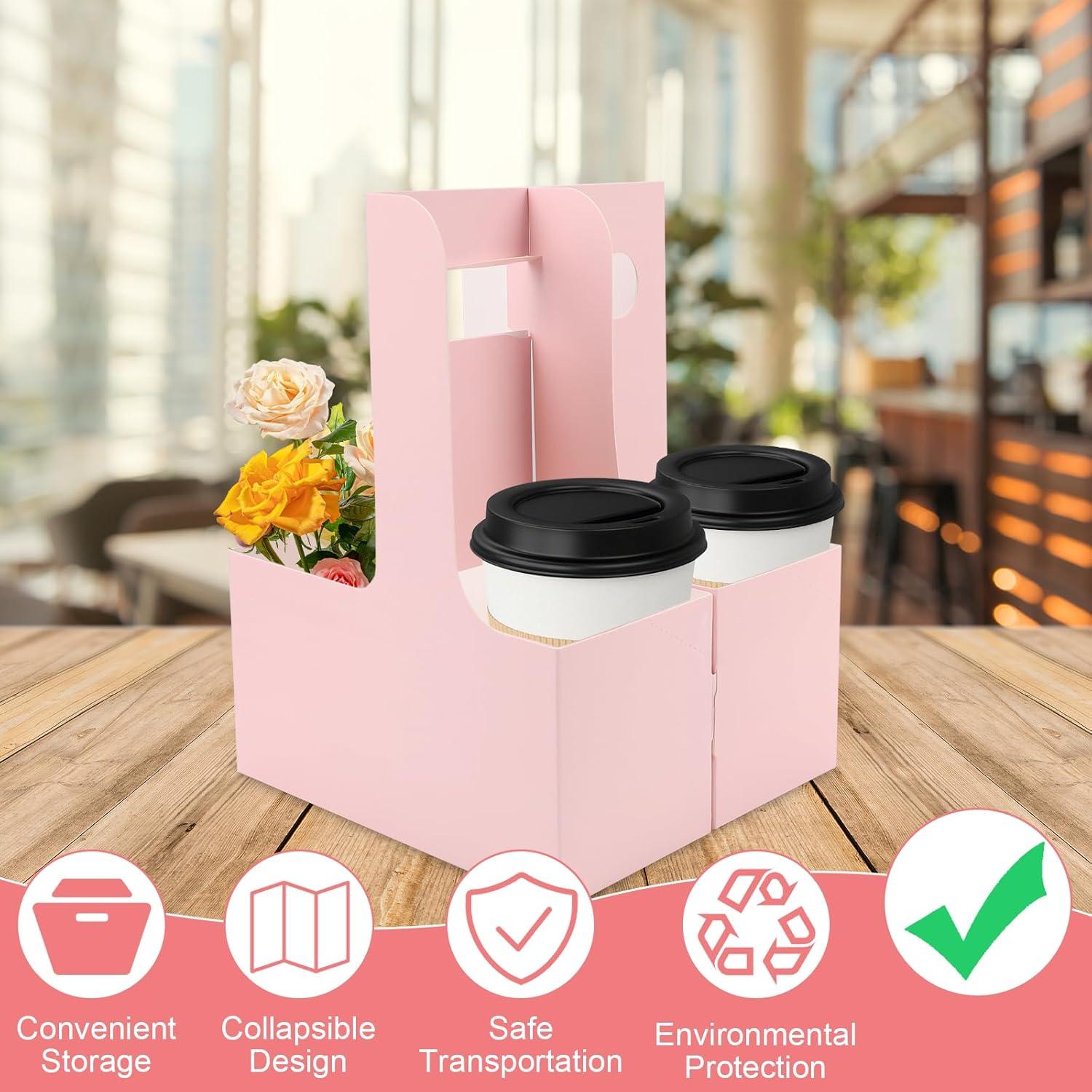 Soporte de Bebidas de 2 Tazas con Asa SECOAT - 60 Piezas