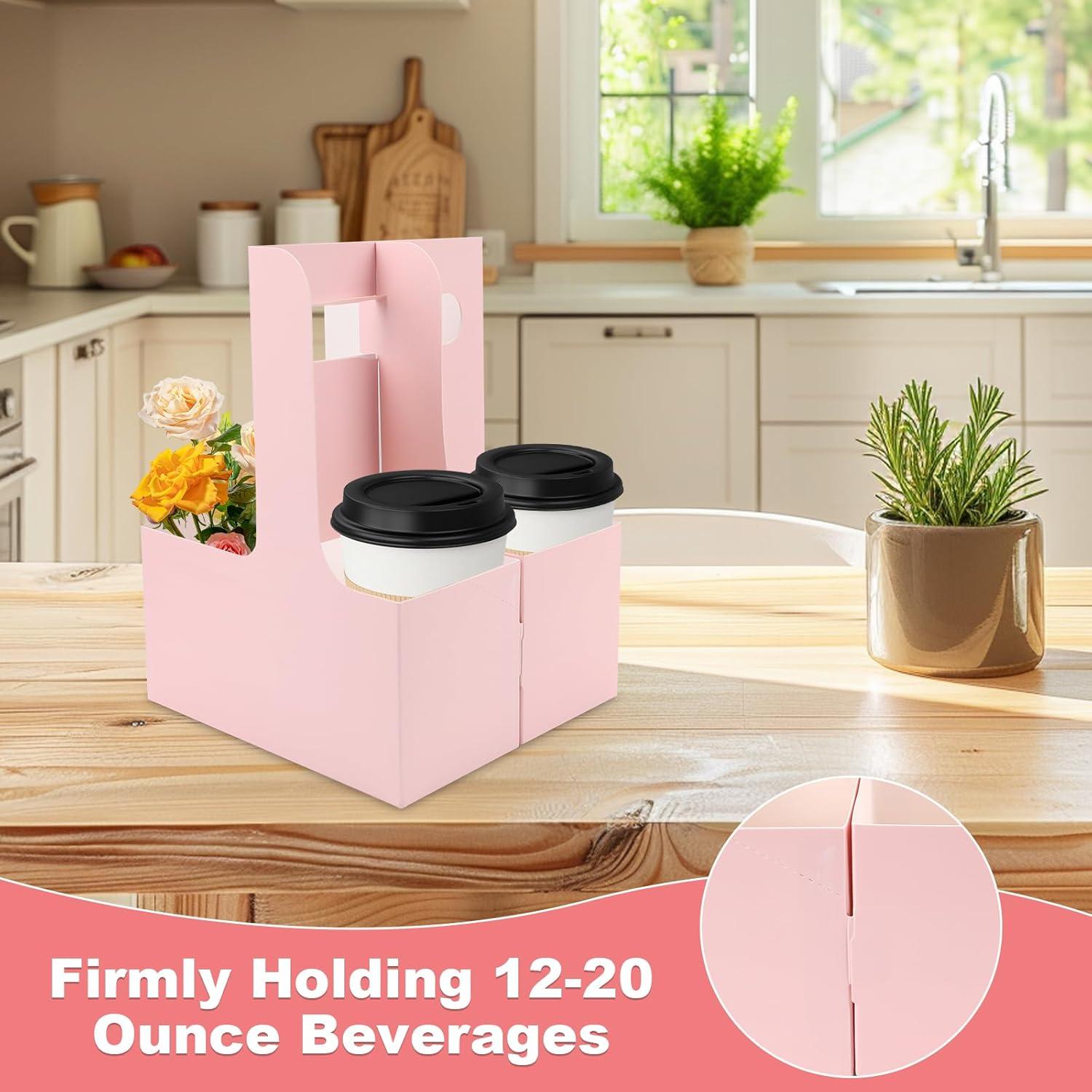 Soporte de Bebidas de 2 Tazas con Asa SECOAT - 60 Piezas