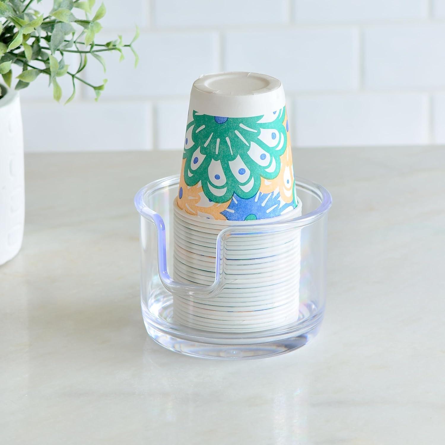 Dispensador de Vasos de Papel Youngever 2 Pack Transparente