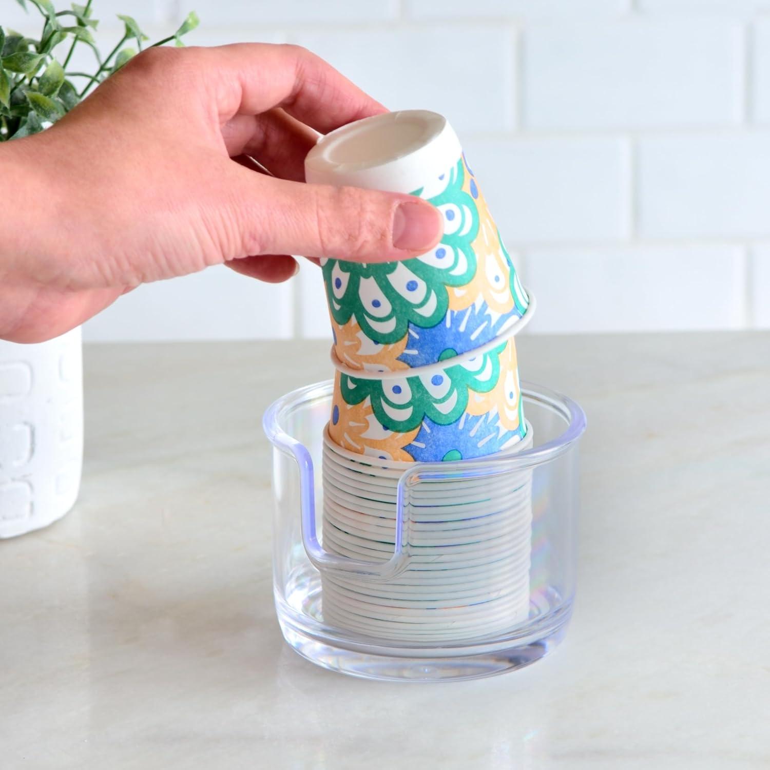 Dispensador de Vasos de Papel Youngever 2 Pack Transparente