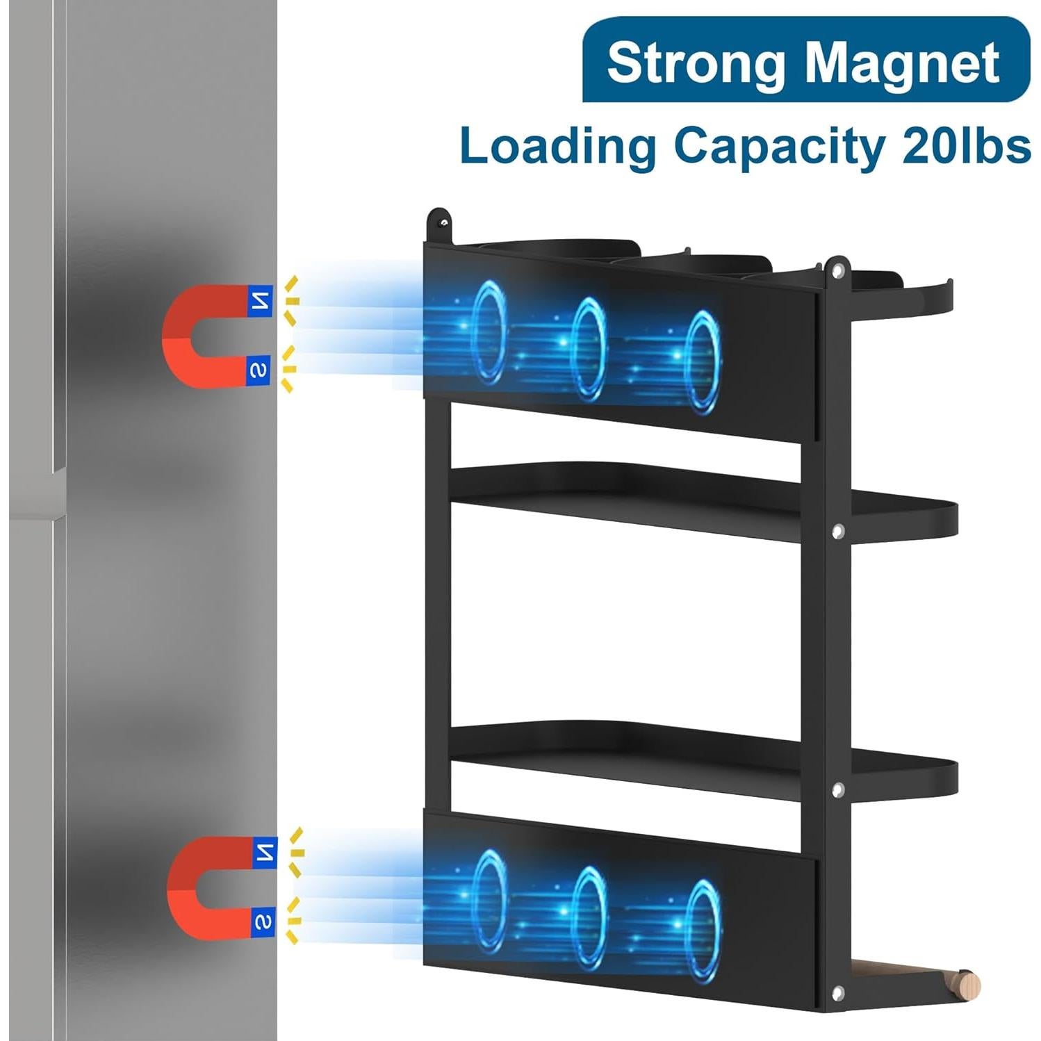 Soporte Magnético Plegable EASTTOWEST para Tazas y Especias