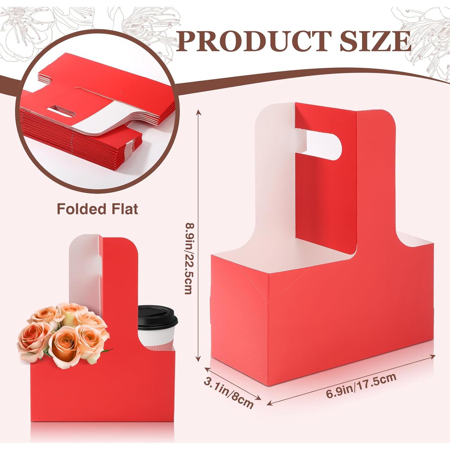 Soporte de Bebidas Bakbania 2 Tazas 40 Piezas Rojo