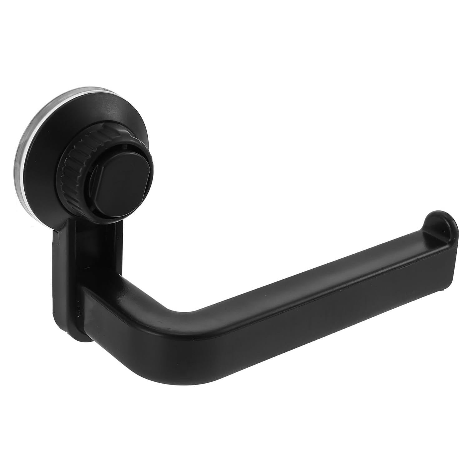 Soporte de Papel Higiénico Montado en Pared Operitacx Negro ABS