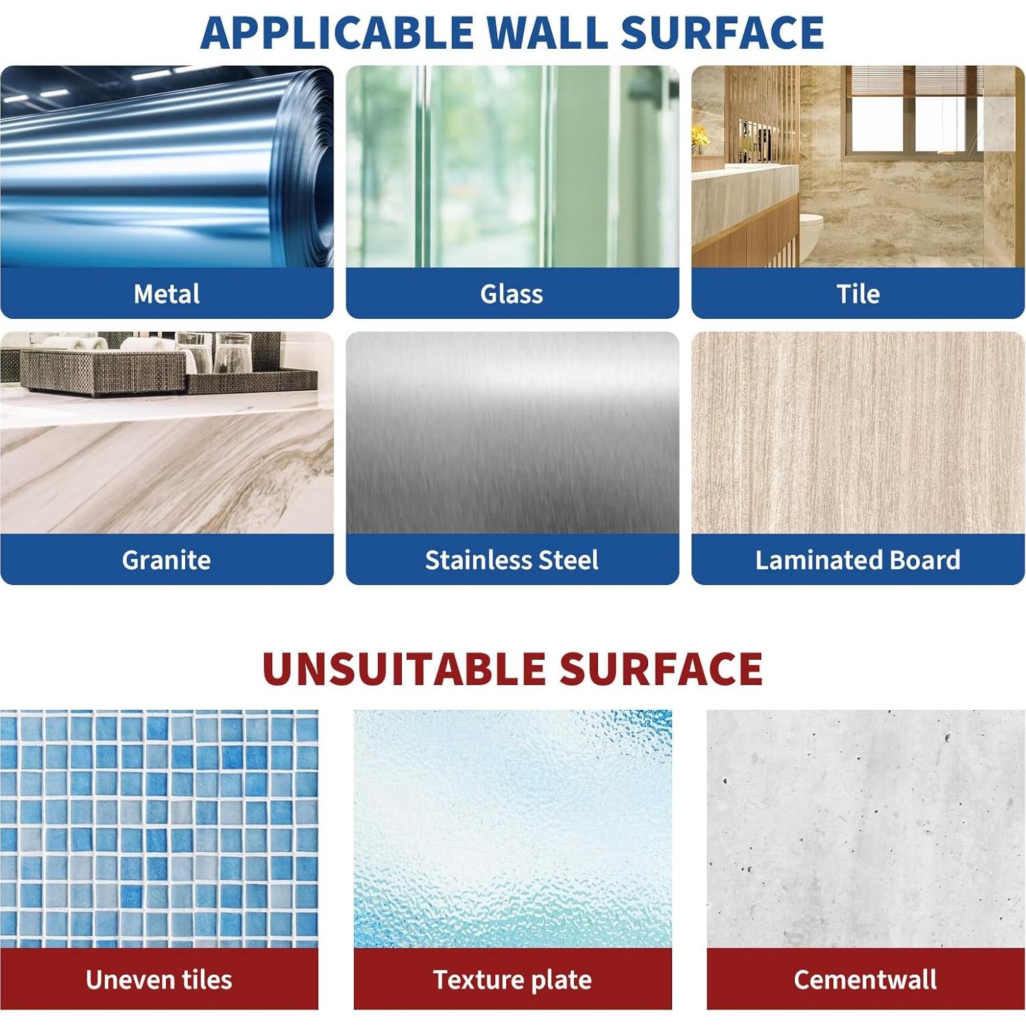 Soporte de Papel Higiénico Montado en Pared Operitacx Negro ABS