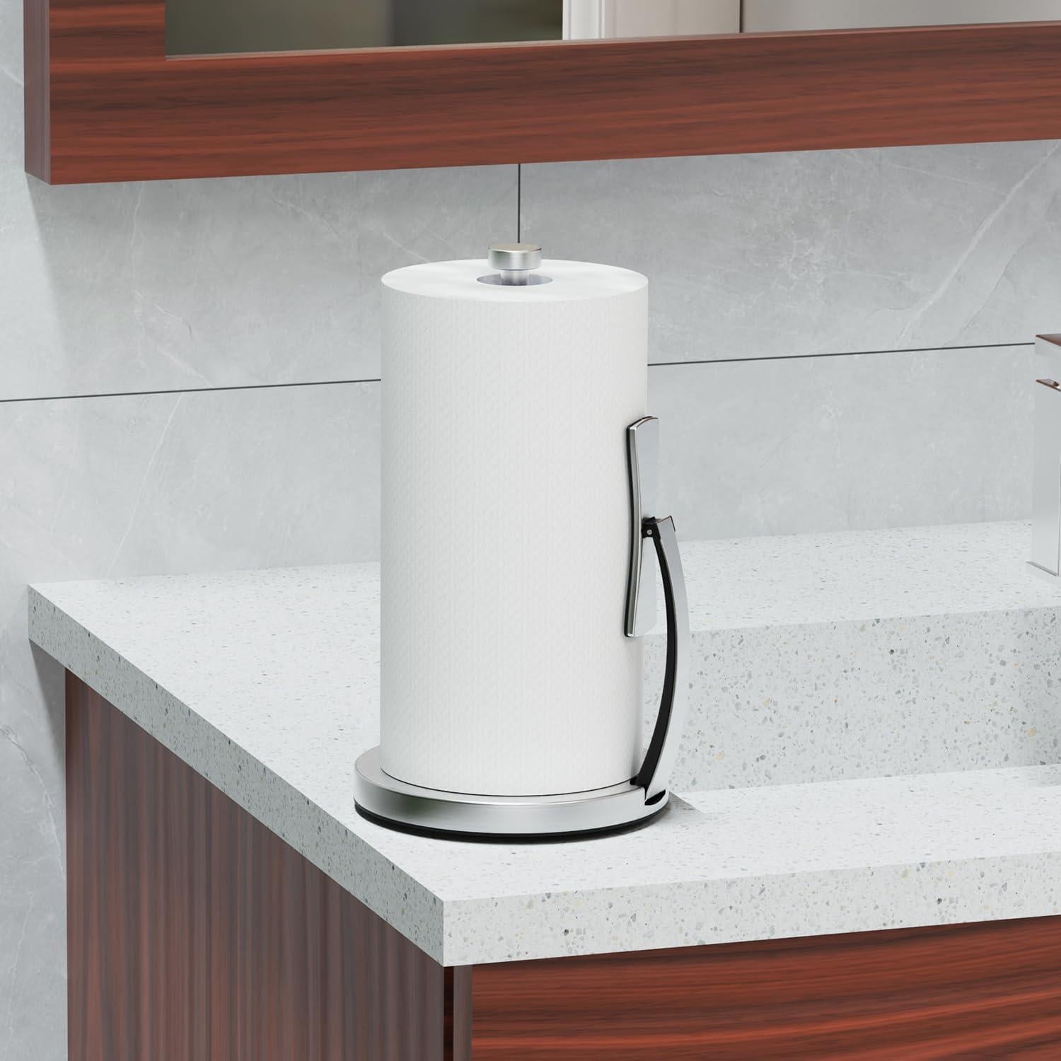 Soporte de Toallas de Papel VEHHE con Ventosas y Brazo de Resorte