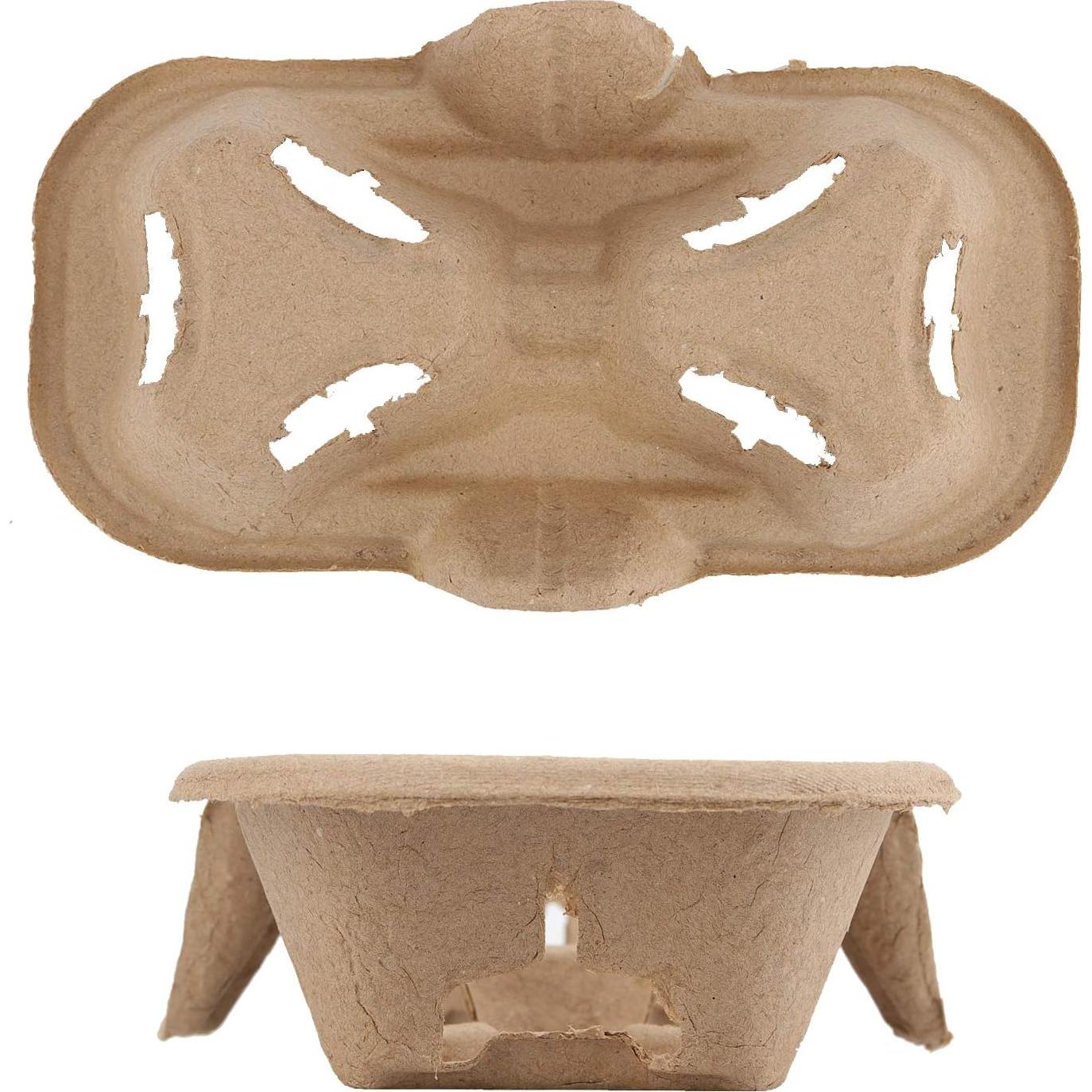 Soporte de Bebidas HOZEON 100 Unidades Fibra de Pulpa Ecológica