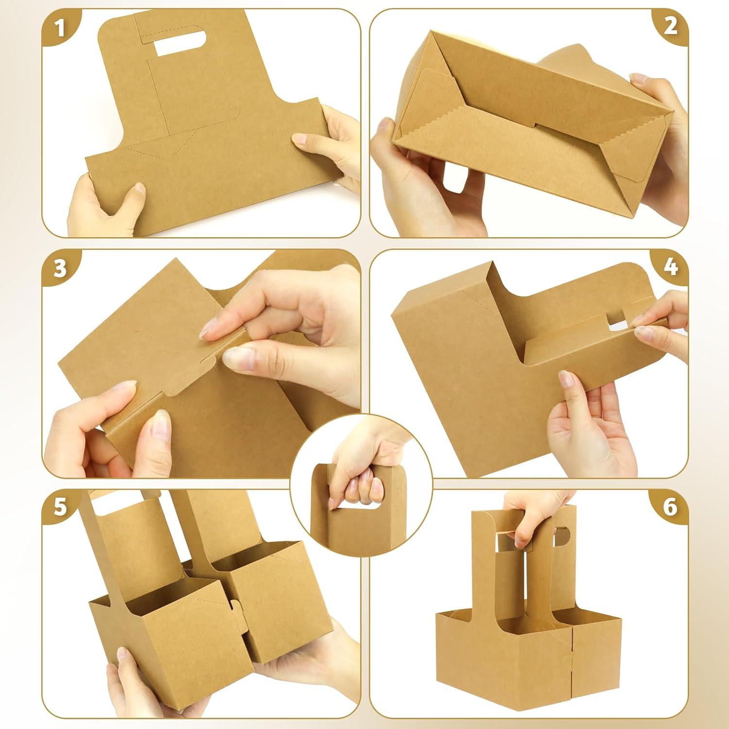 20 Soportes de Bebidas Desechables CZWESTC para 2 Tazas