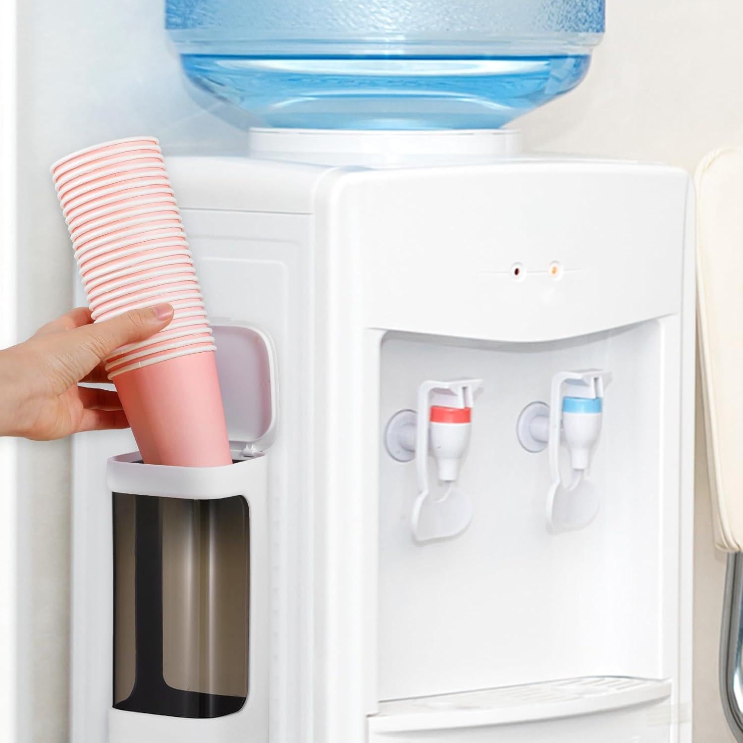 Dispensador de Vasos Molain 3PCS Blanco para Pared 24x9x9cm