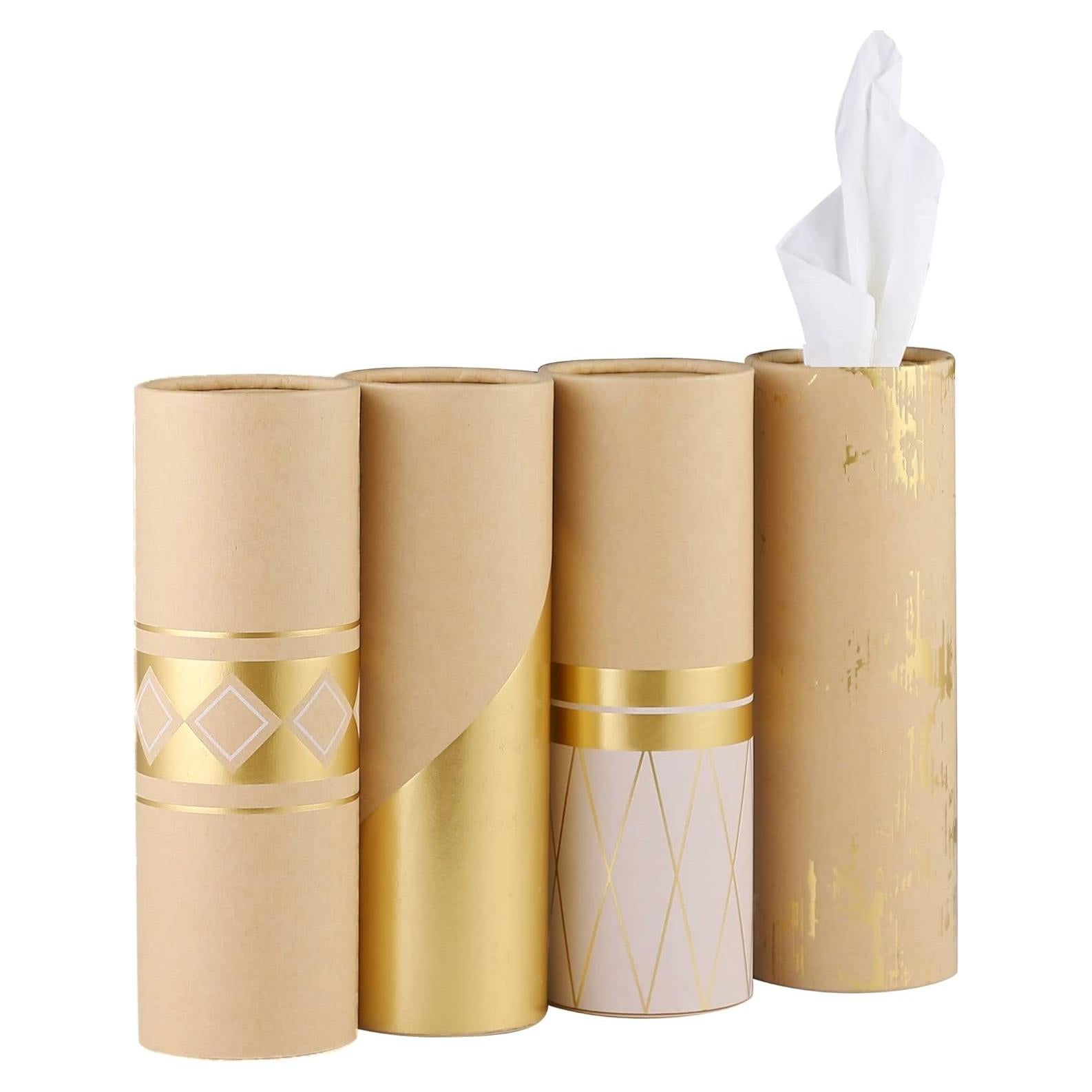 Soporte de Vaso para Auto Winoo con Pañuelos 4 PK Cilindro