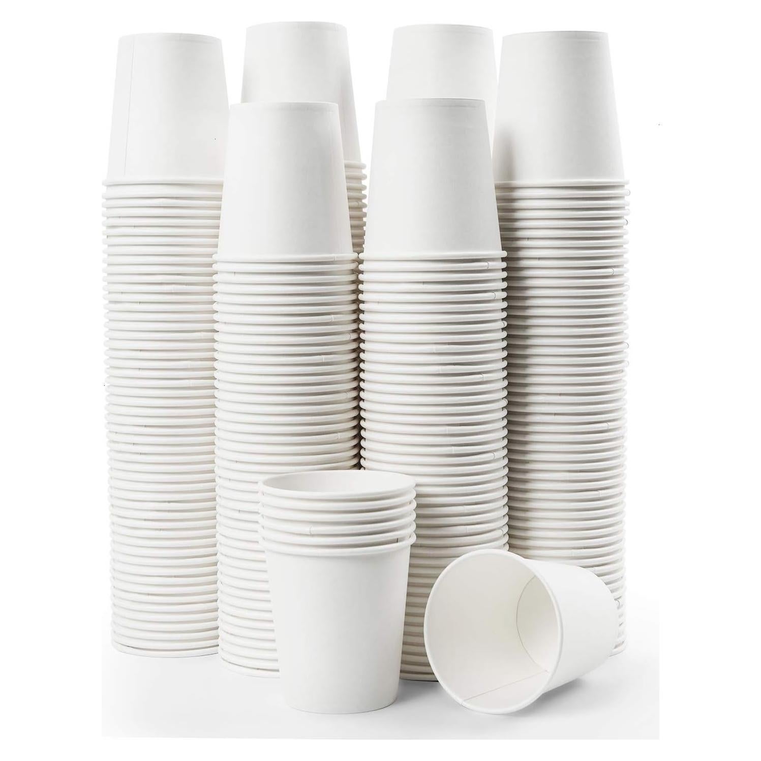 300 Vasos de Papel Desechables 6 oz Vumdua - A Prueba de Fugas