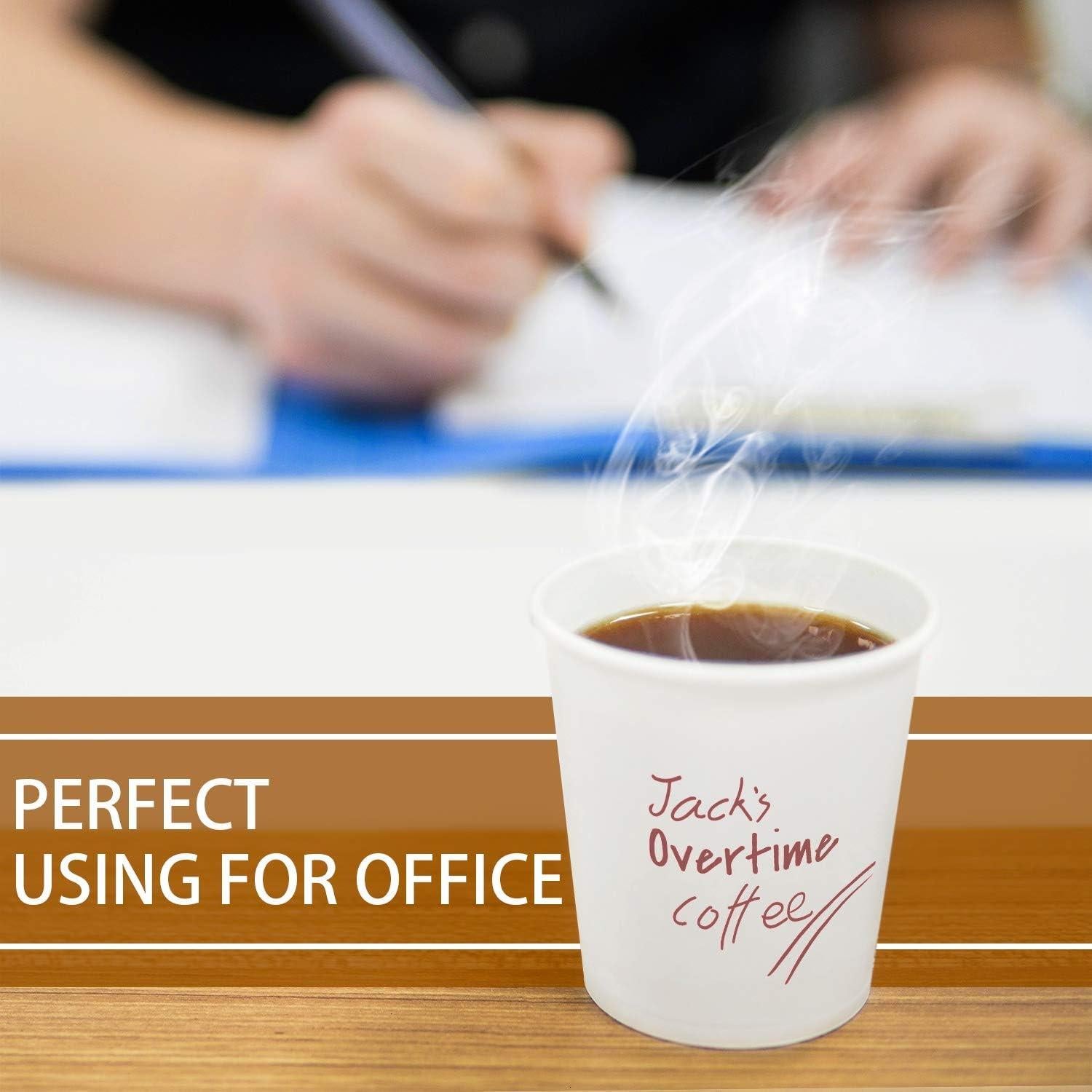 300 Vasos de Papel Desechables 6 oz Vumdua - A Prueba de Fugas