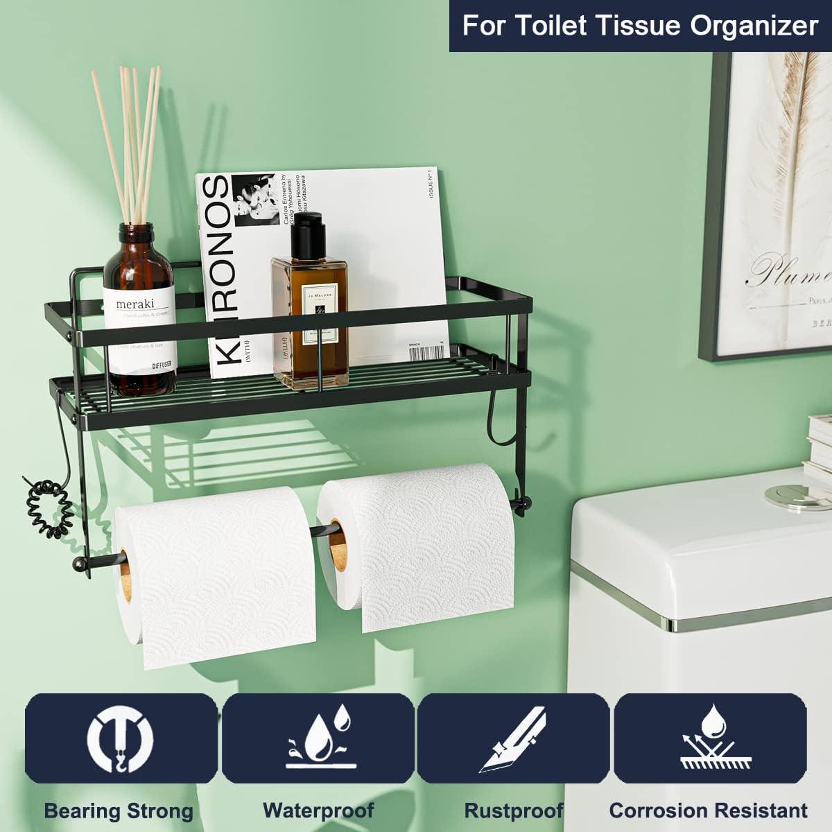 Soporte para Toallas de Papel ESOW Acero Inoxidable Negro Mate