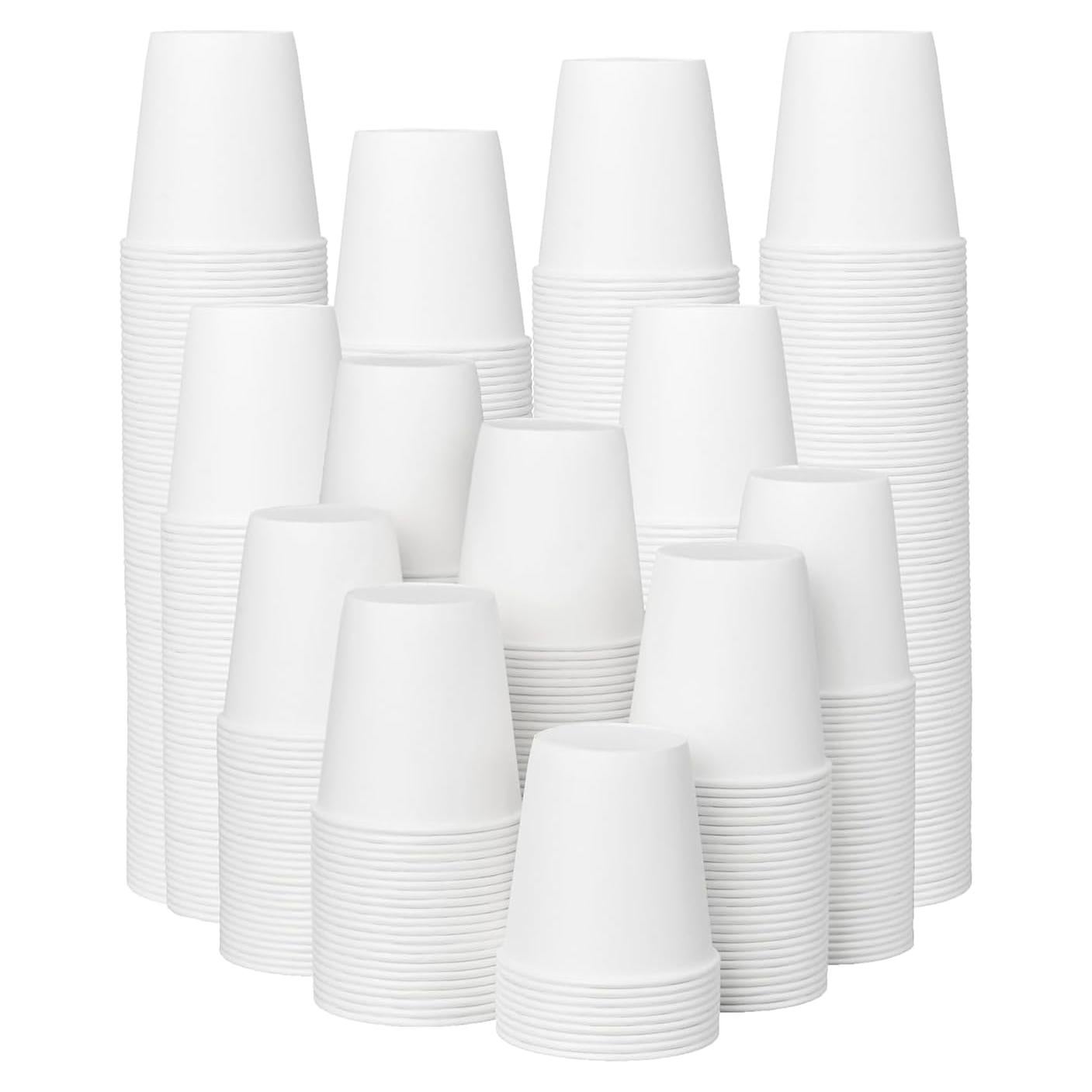 Paquete de 300 Vasos de Papel Desechables ECOEXTRA 3 oz