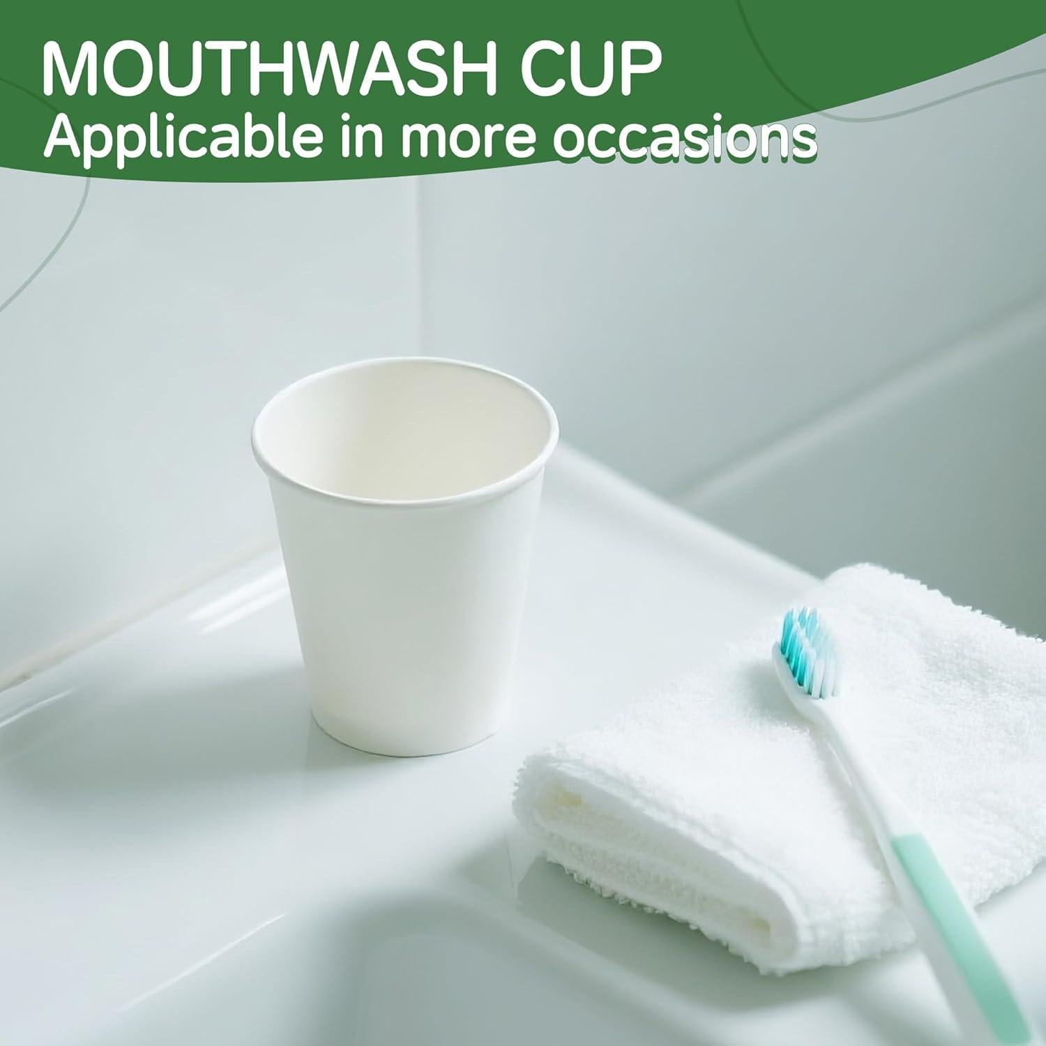 Paquete de 300 Vasos de Papel Desechables ECOEXTRA 3 oz