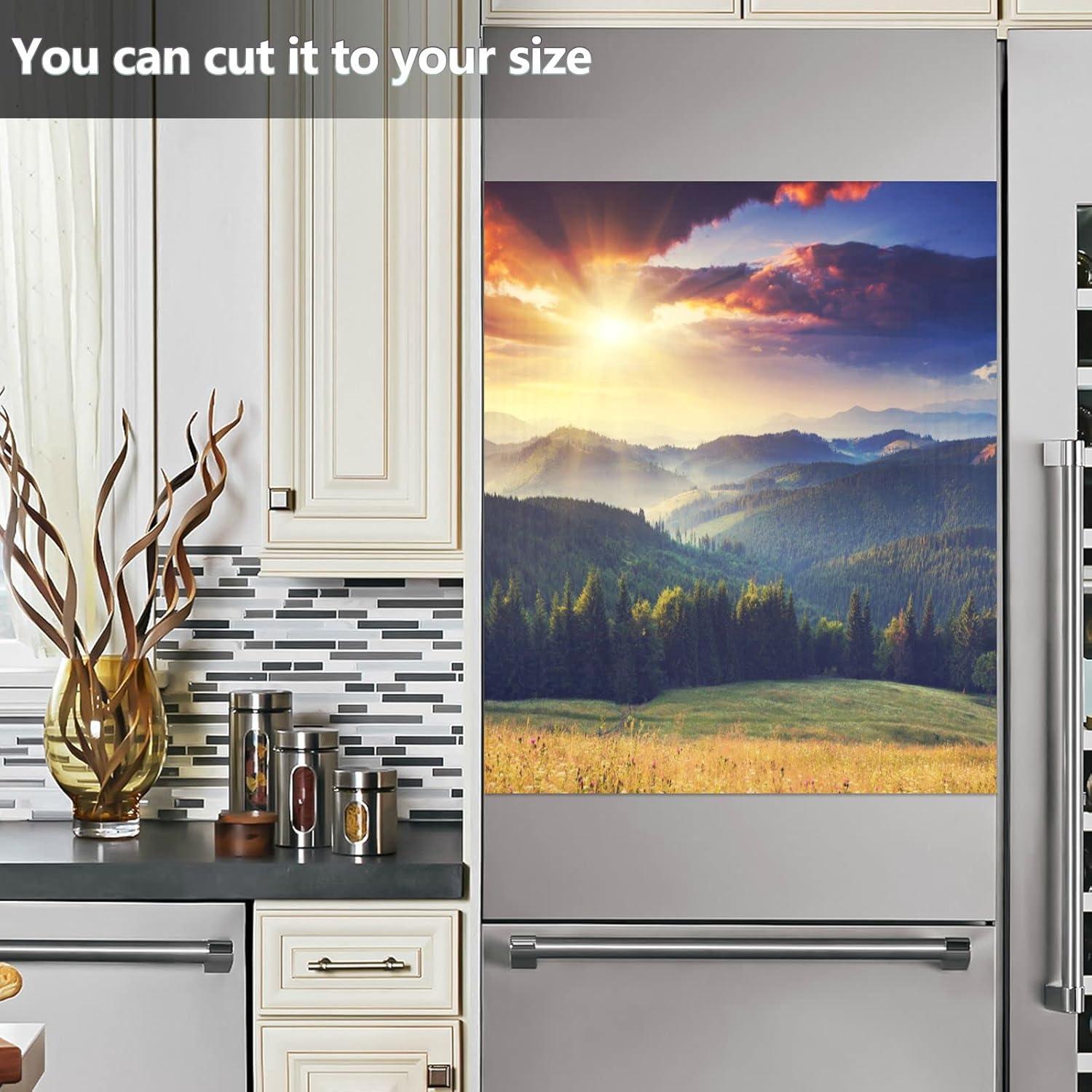 Cubierta Magnética para Lavavajillas BOENLE 58.42x66.04 cm Montañas