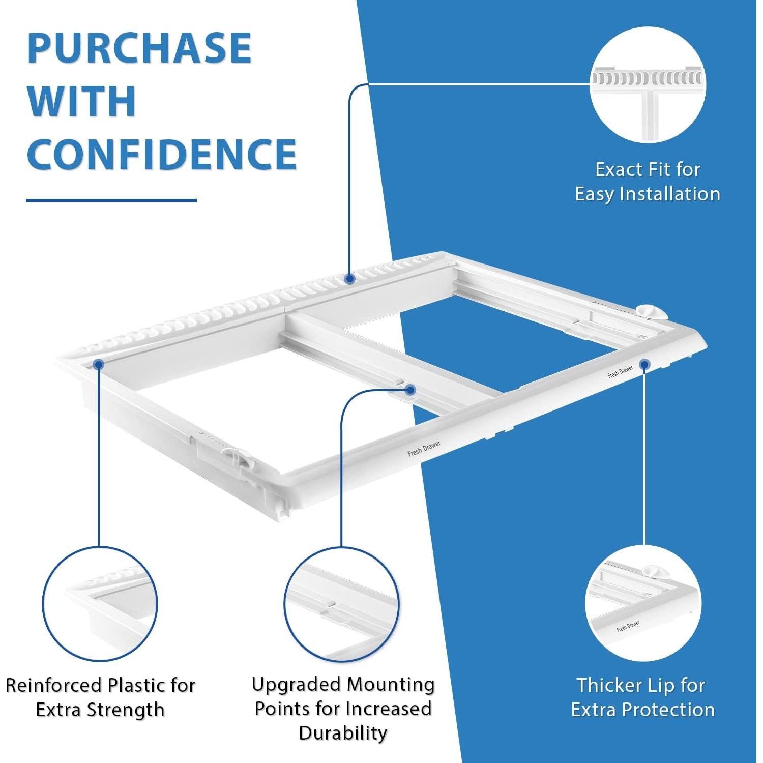 Tapa de Cajón Frigidaire Lifetime LAP1278 64.1x48.3 cm