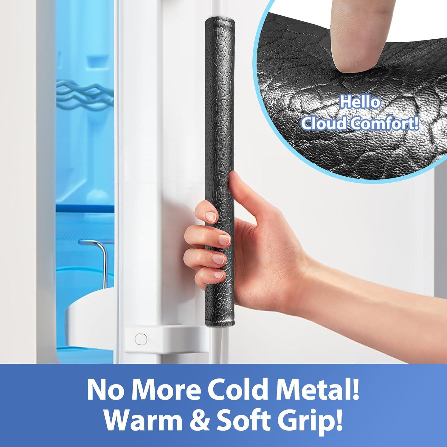 Cubiertas de Manijas de Refrigerador OUGAR8 - Impermeables, 2 Piezas