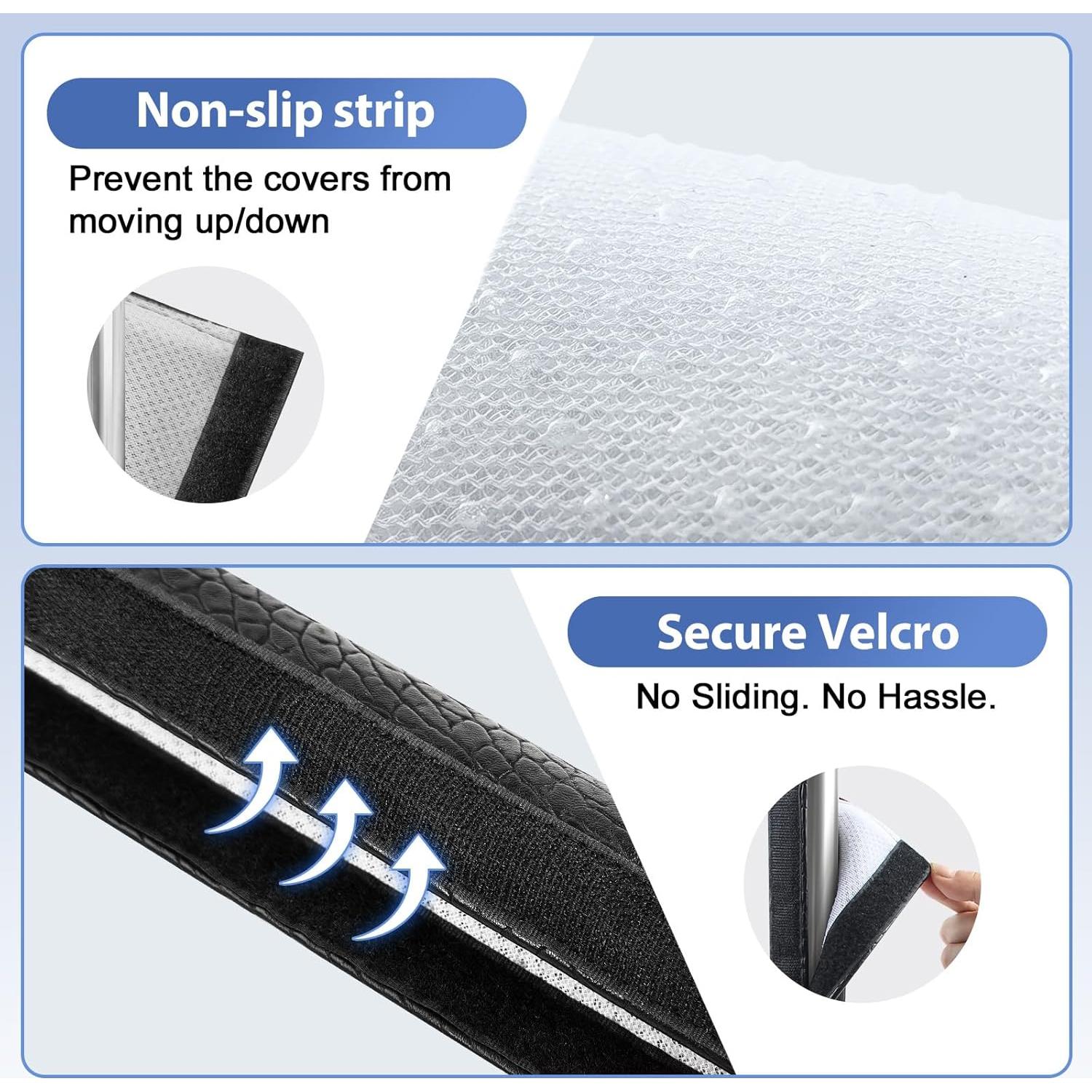 Cubiertas de Manijas de Refrigerador OUGAR8 - Impermeables, 2 Piezas