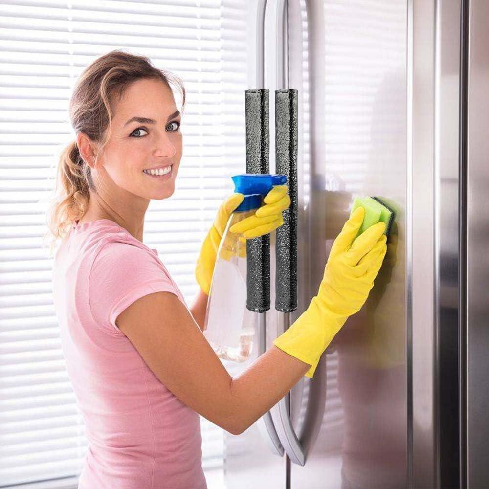 Cubiertas de Manijas de Refrigerador OUGAR8 - Impermeables, 2 Piezas