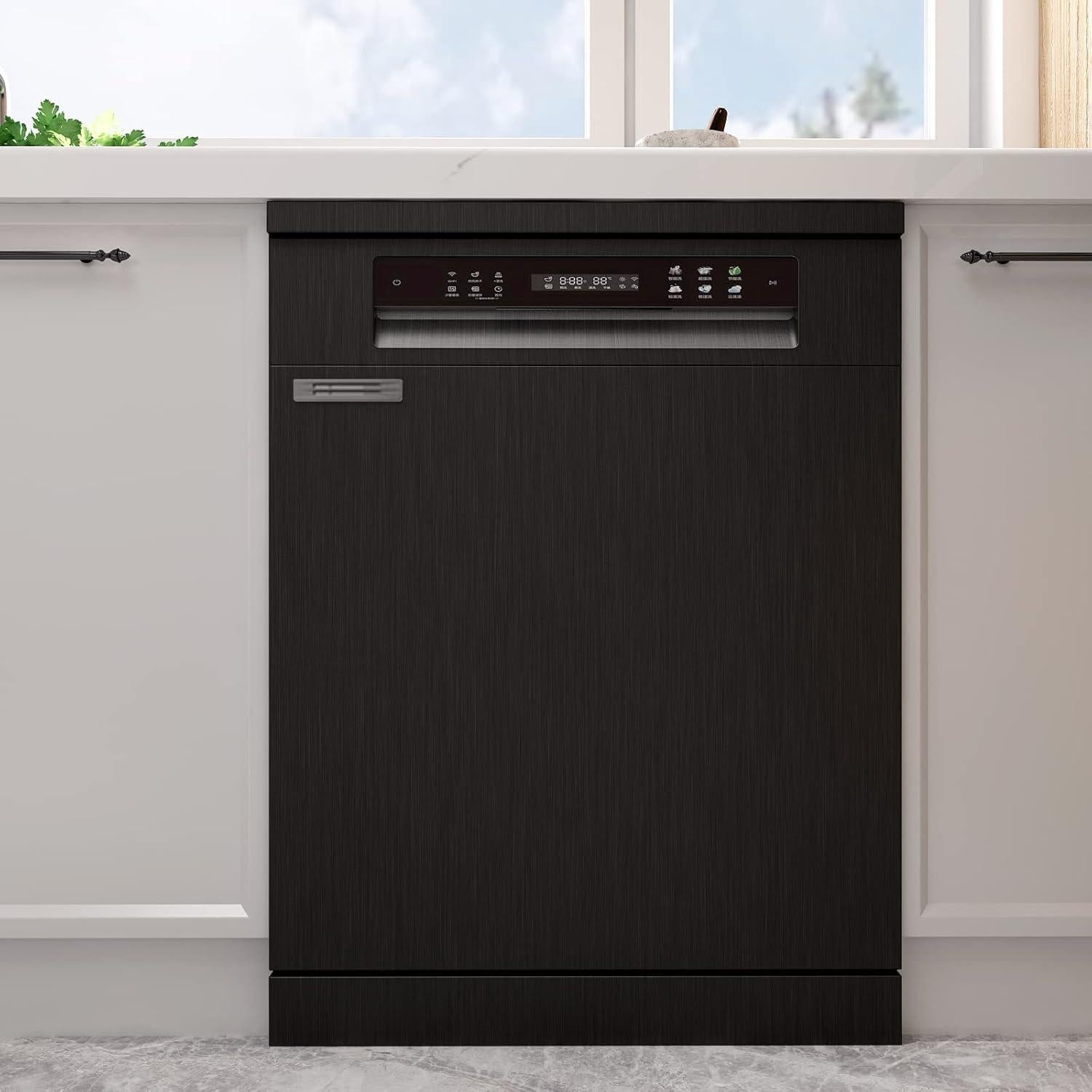 Papel Contacto Autoadhesivo LACHEERY Negro Acero Inoxidable 40.1x203.2 cm