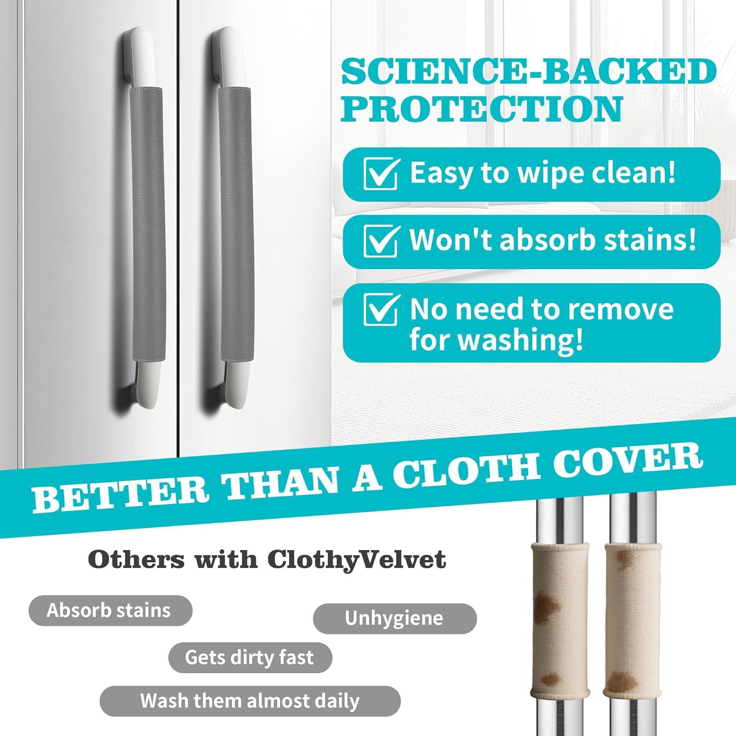 Cubiertas de Manijas de Refrigerador Hypermotion 6-Pack Gris