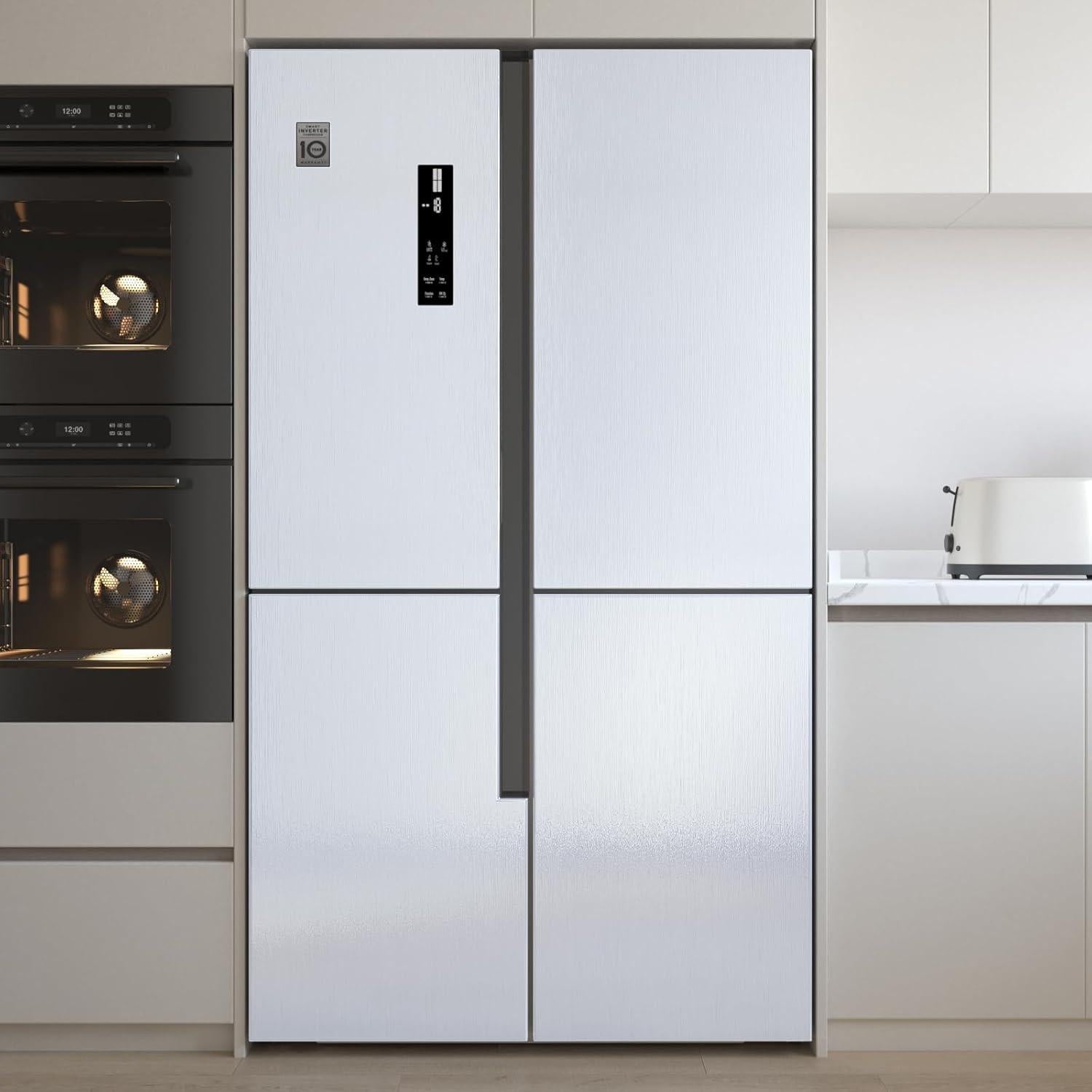 Papel Contacto VaryPaper Metálico Blanco 15.7x78.7 Pulgadas