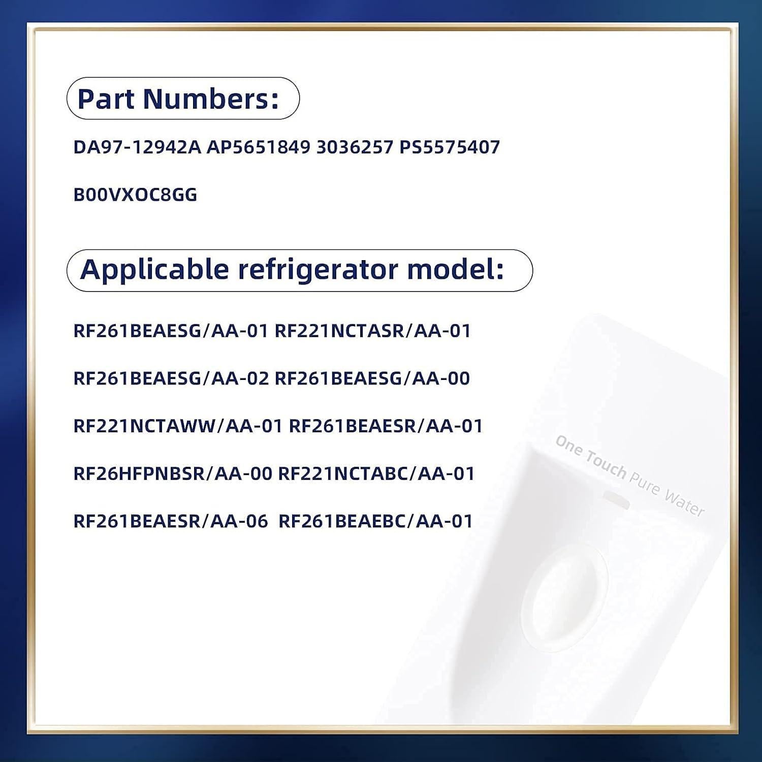 Cubierta Assy DA97-12942A Sokonuke para Refrigerador Samsung