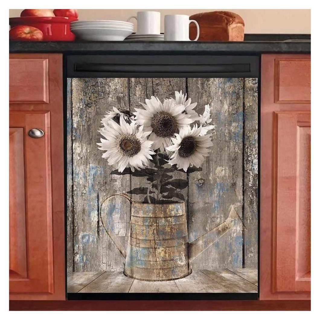 Cubierta Magnética de Madera Vintage MLGB 58.5x43cm para Lavavajillas