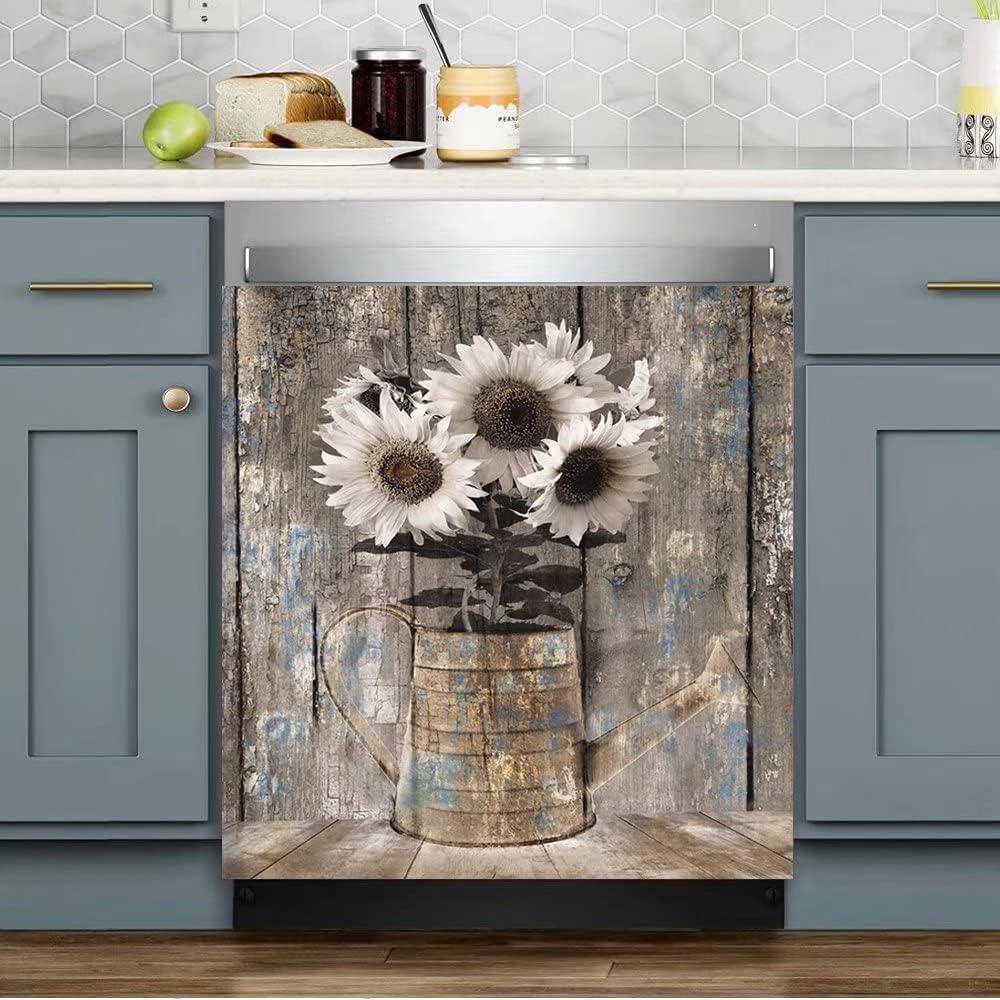 Cubierta Magnética de Madera Vintage MLGB 58.5x43cm para Lavavajillas