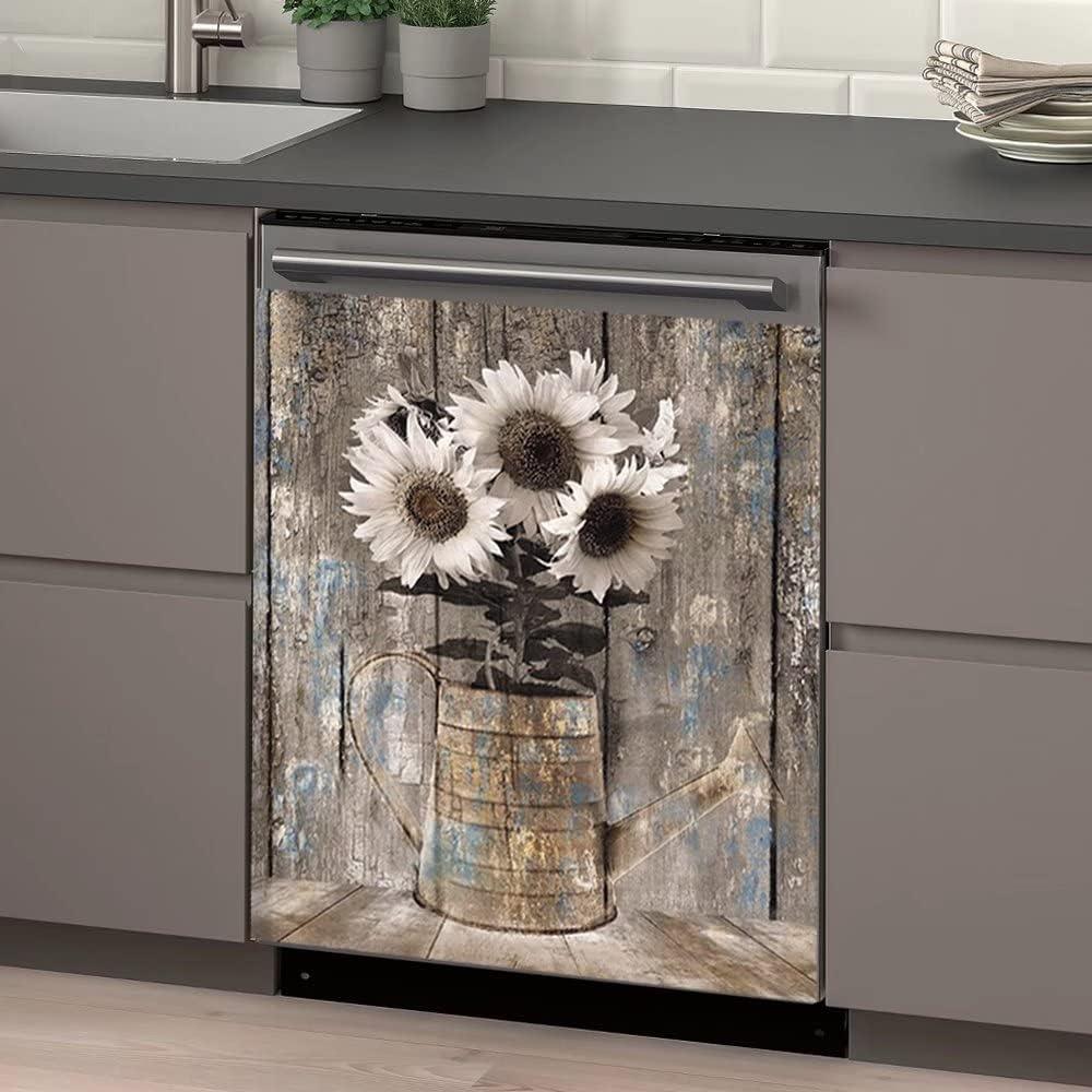 Cubierta Magnética de Madera Vintage MLGB 58.5x43cm para Lavavajillas