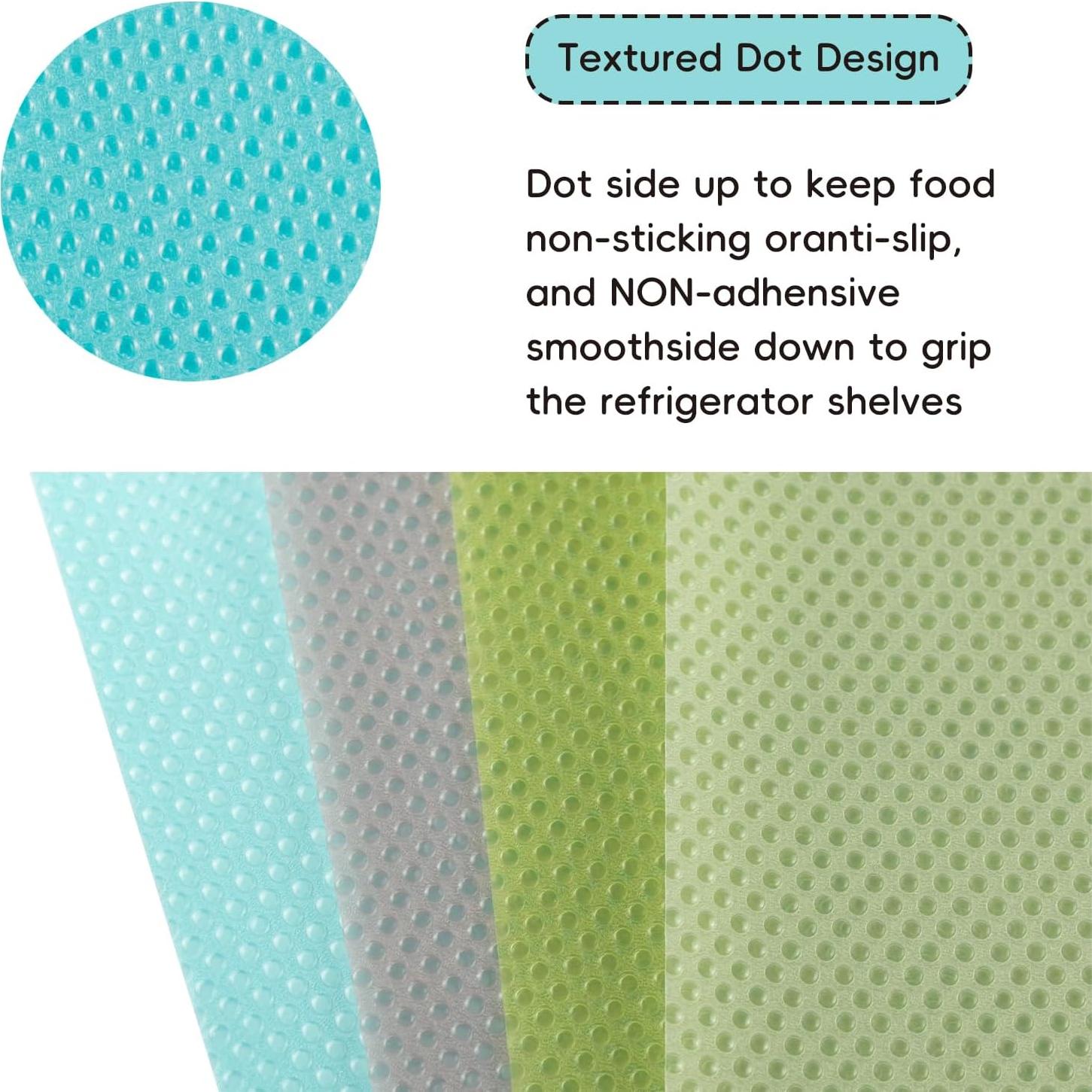 12 Forros de Refrigerador Yucenora 44.9x29.1cm Antideslizantes