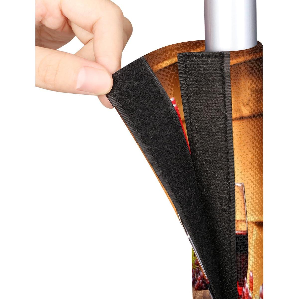 Cubiertas de Mango de Refrigerador DXTKWL 2 Piezas Vino Tinto