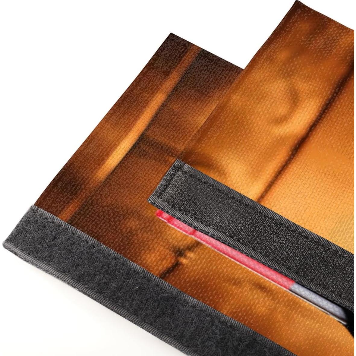 Cubiertas de Mango de Refrigerador DXTKWL 2 Piezas Vino Tinto