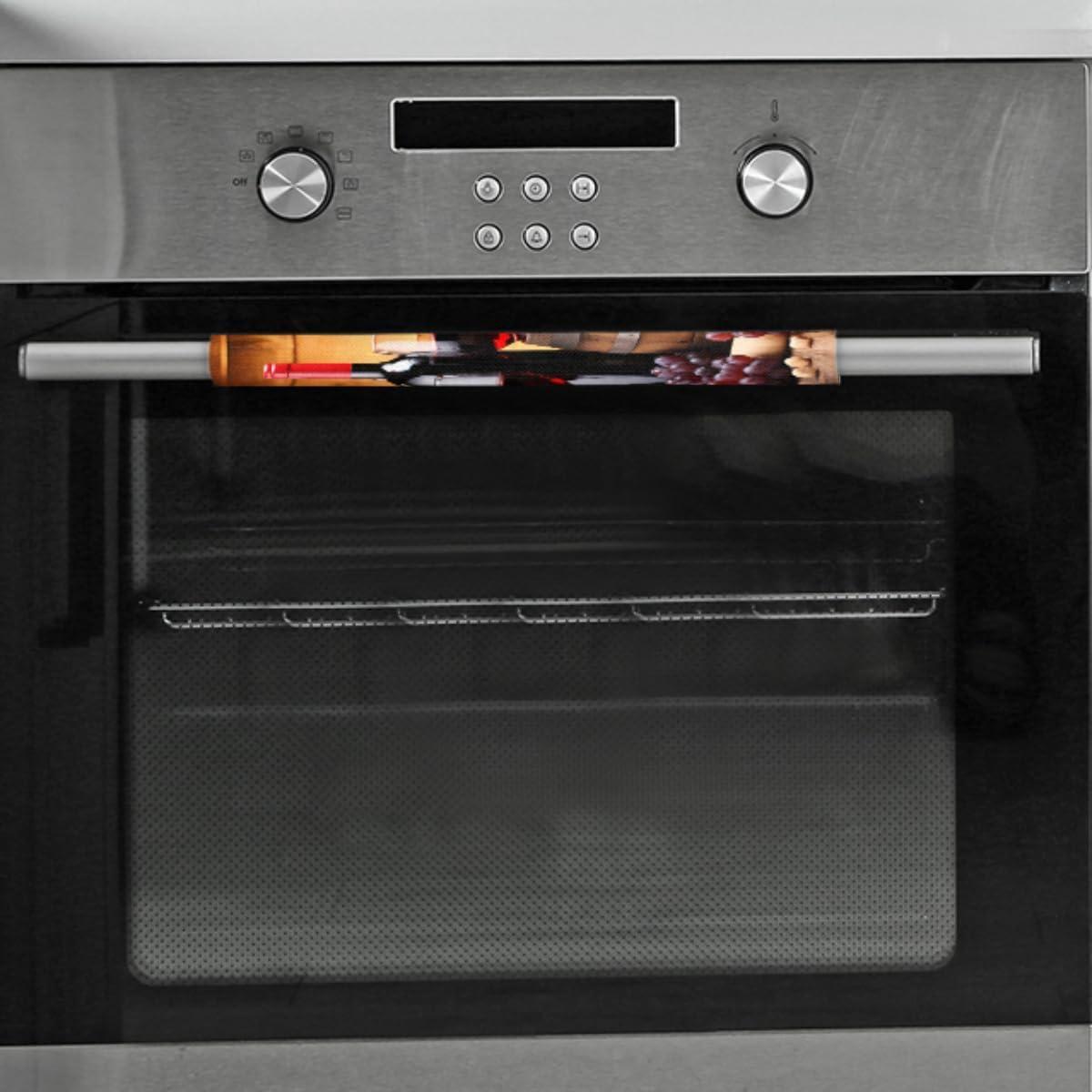 Cubiertas de Mango de Refrigerador DXTKWL 2 Piezas Vino Tinto