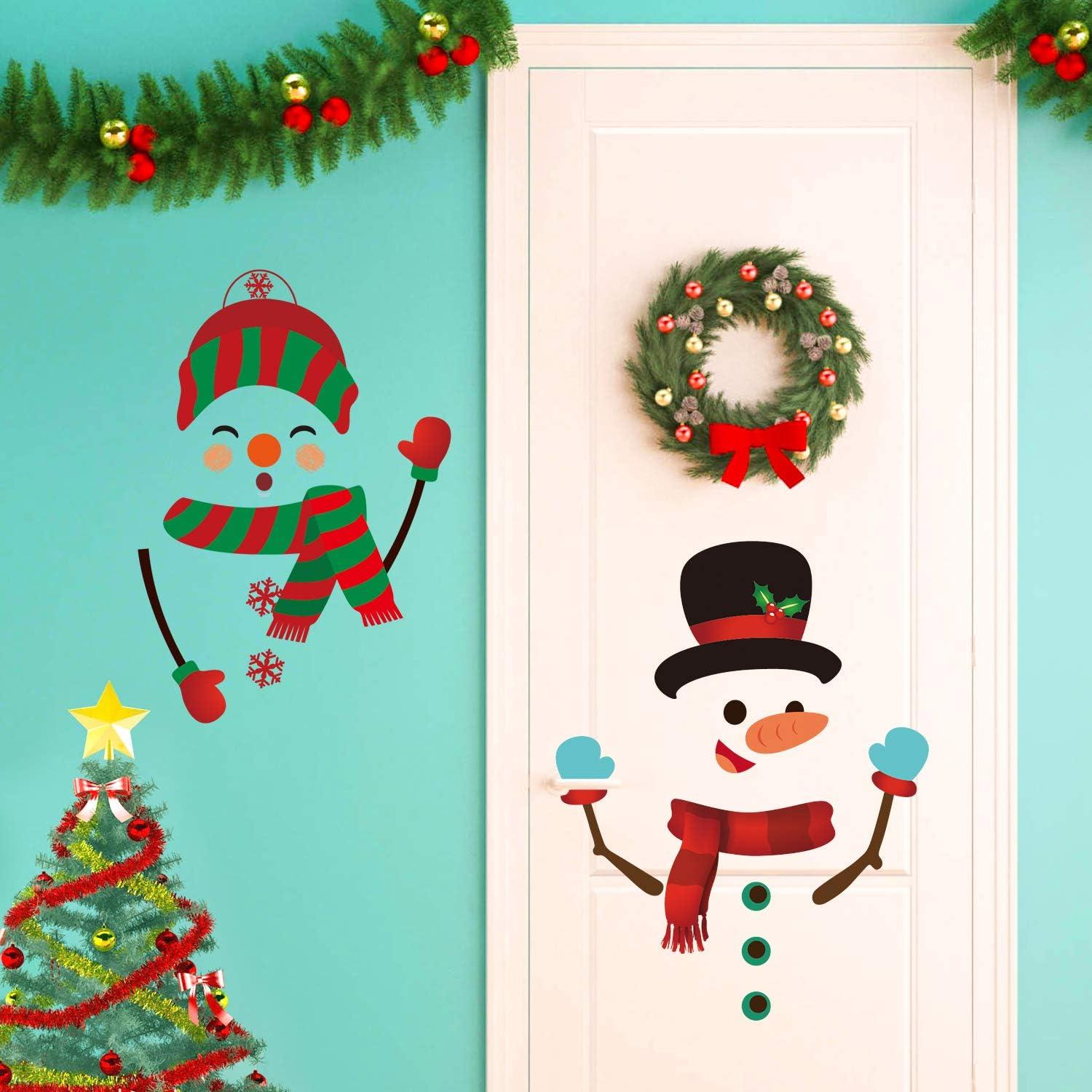 Cubiertas de Manijas de Refrigerador Navidad Whaline 4 Pzas