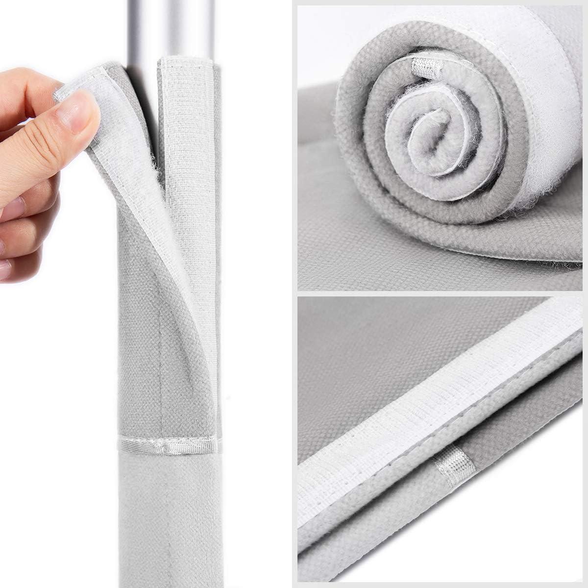 Cubiertas de Manijas de Refrigerador Miracle.M, Juego de 4, Gris