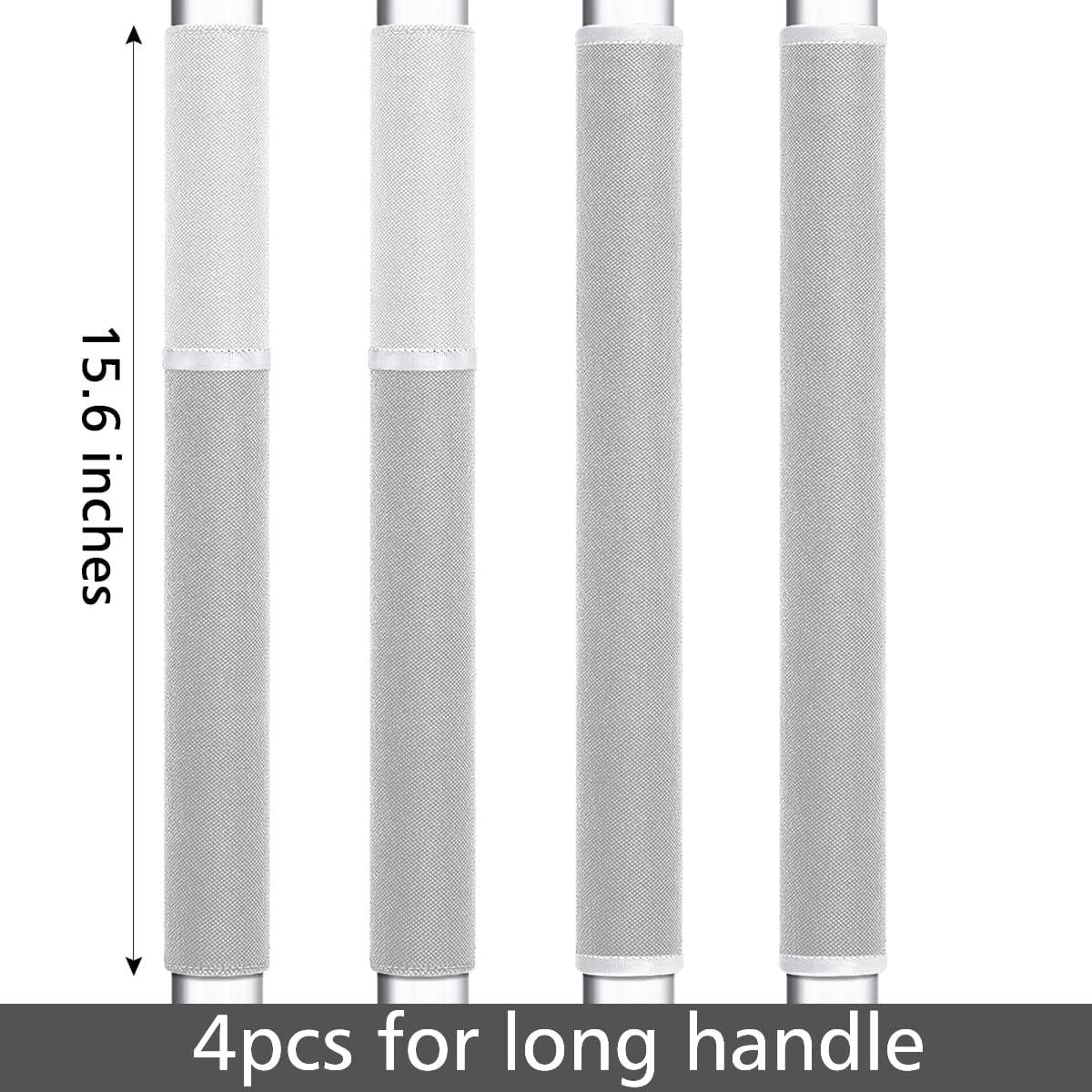 Cubiertas de Manijas de Refrigerador Miracle.M, Juego de 4, Gris