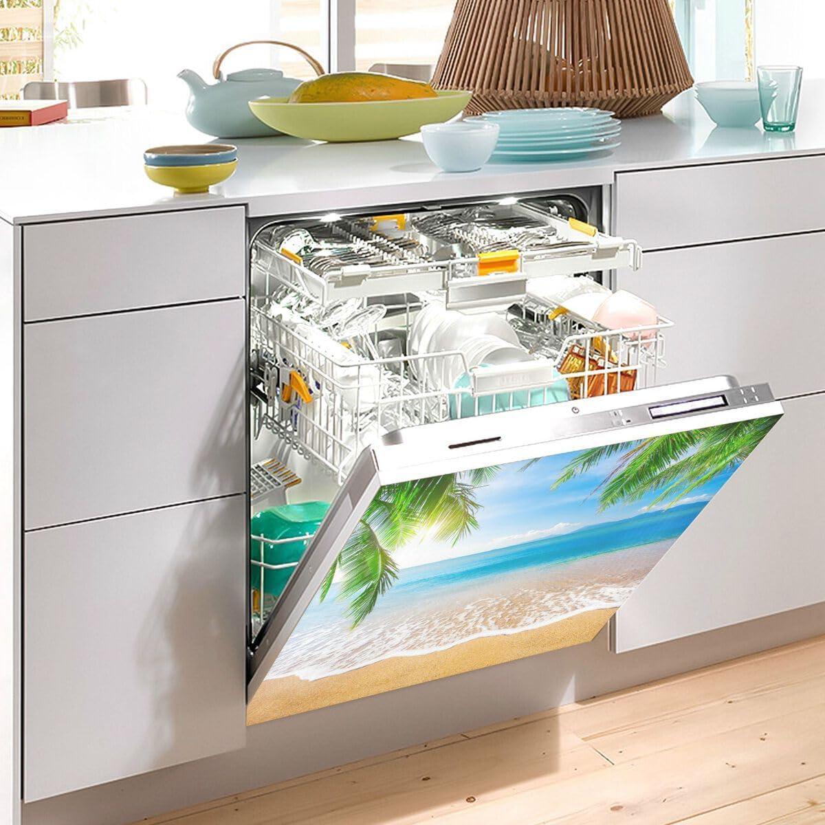 Cubierta Magnética de Lavadora ALAZA 58x66 cm Playa Tropical